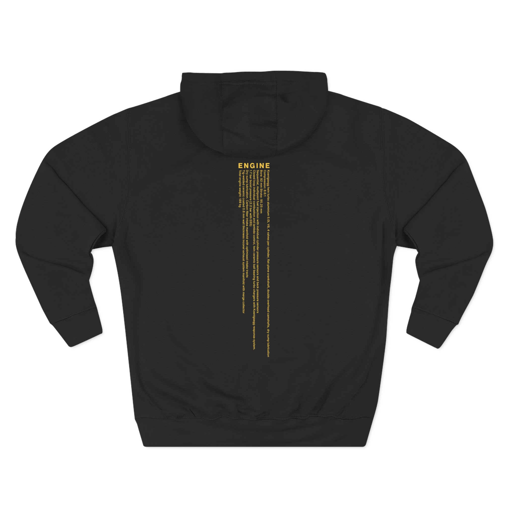 Koenigsegg Triplex Three-Panel Fleece Hoodie - Image 2