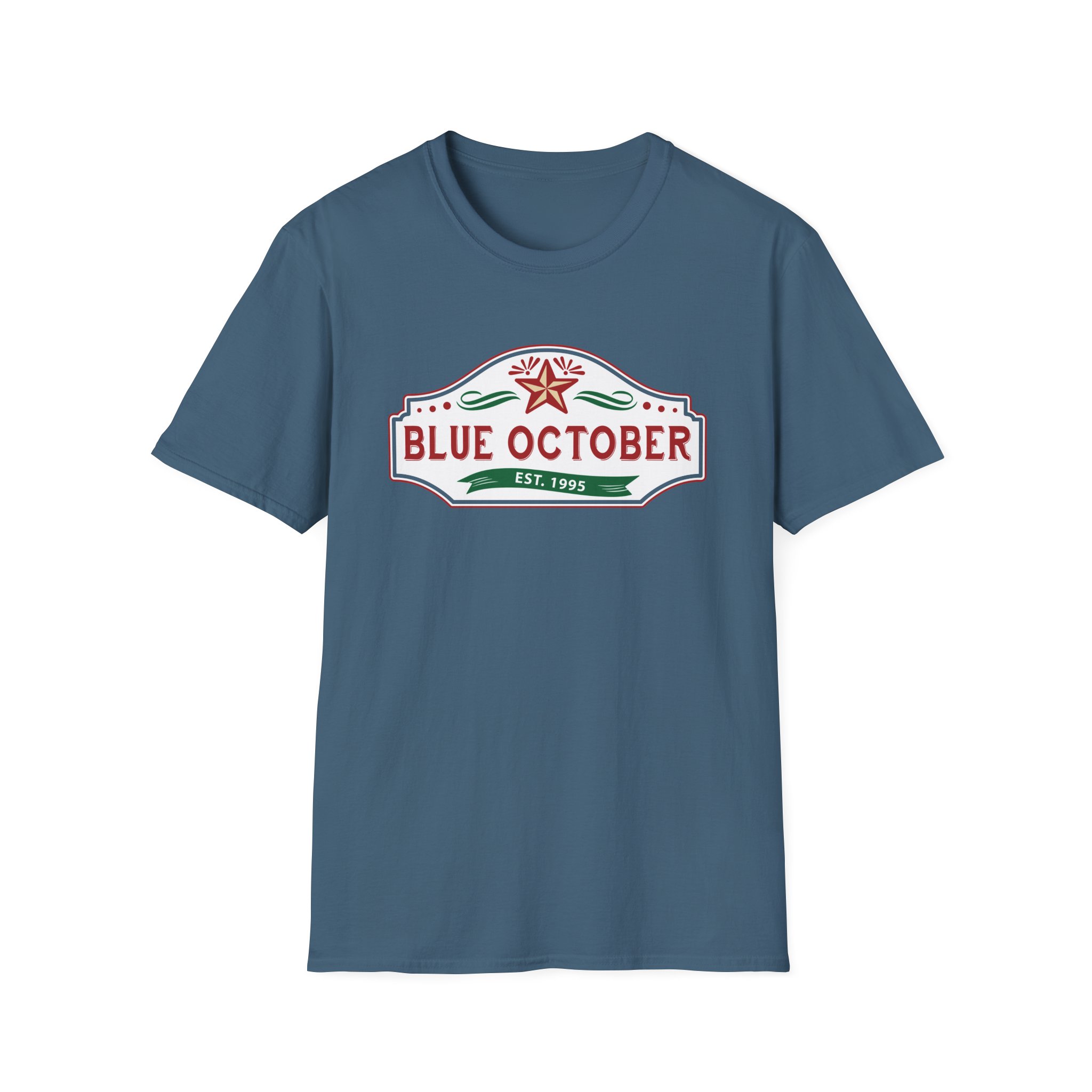 Blue October Est 1995 Unisex Softstyle T-Shirt - Image 7