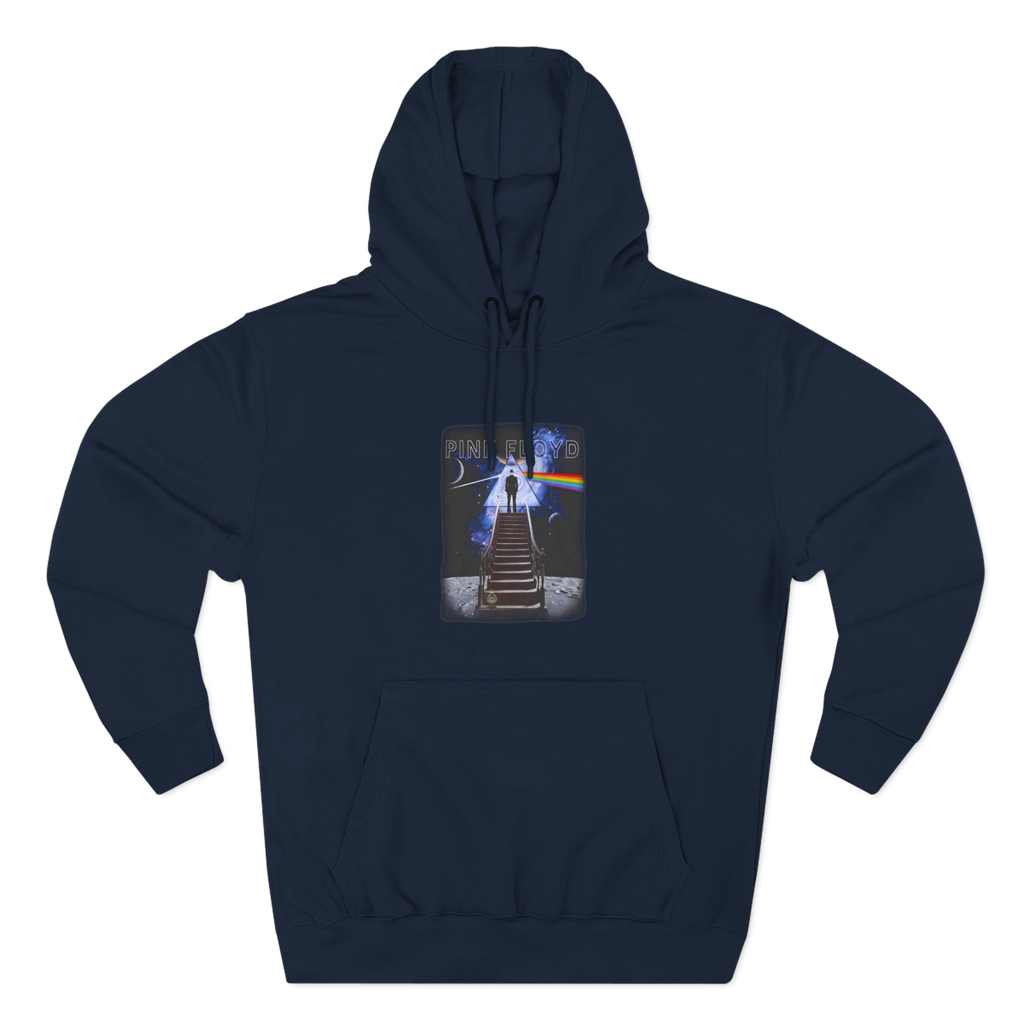 Pink Floyd Stairway to the Moon Three-Panel Fleece Hoodie - Image 7