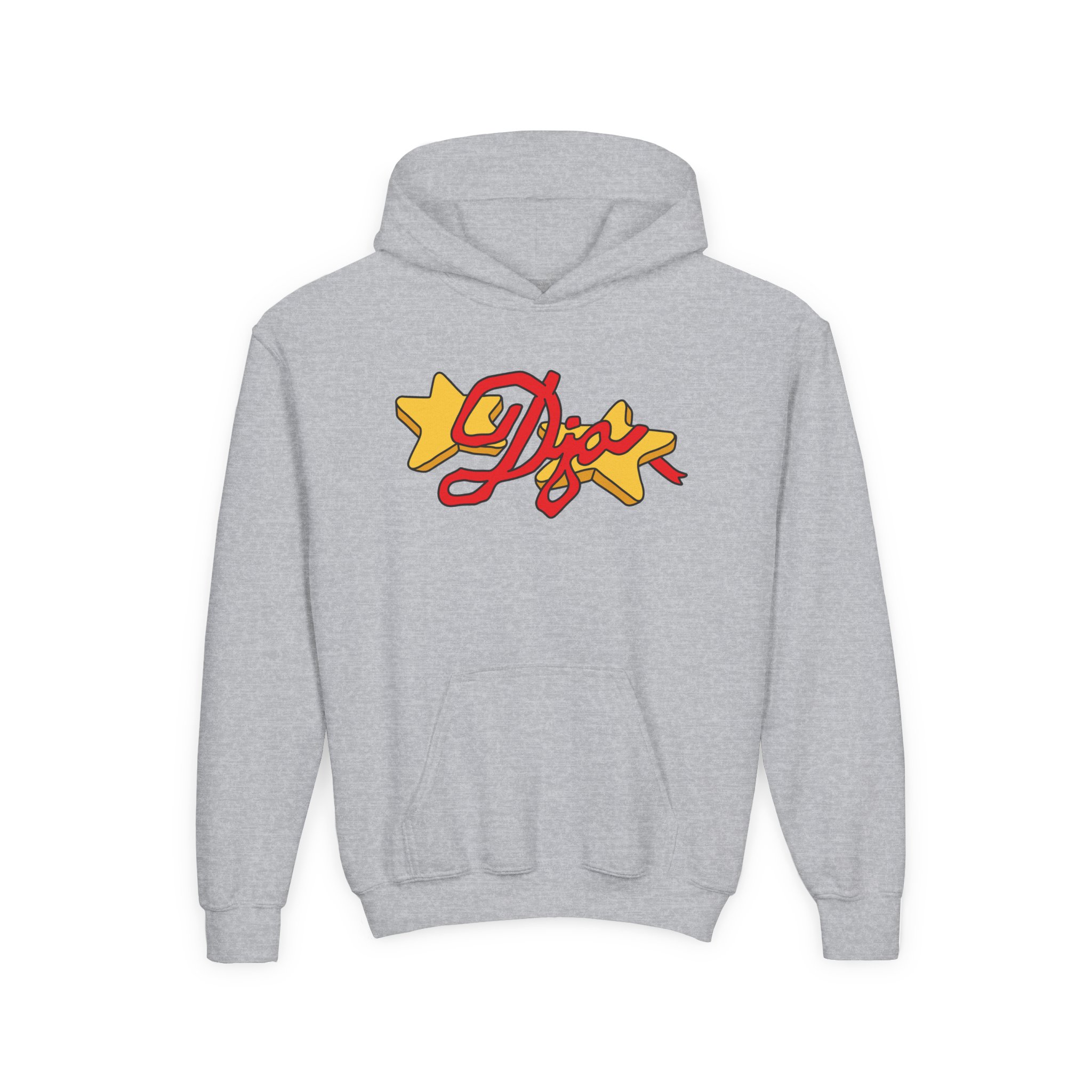 Djo Star Logo Youth Heavy Blend Hooded Sweatshirt - Image 3