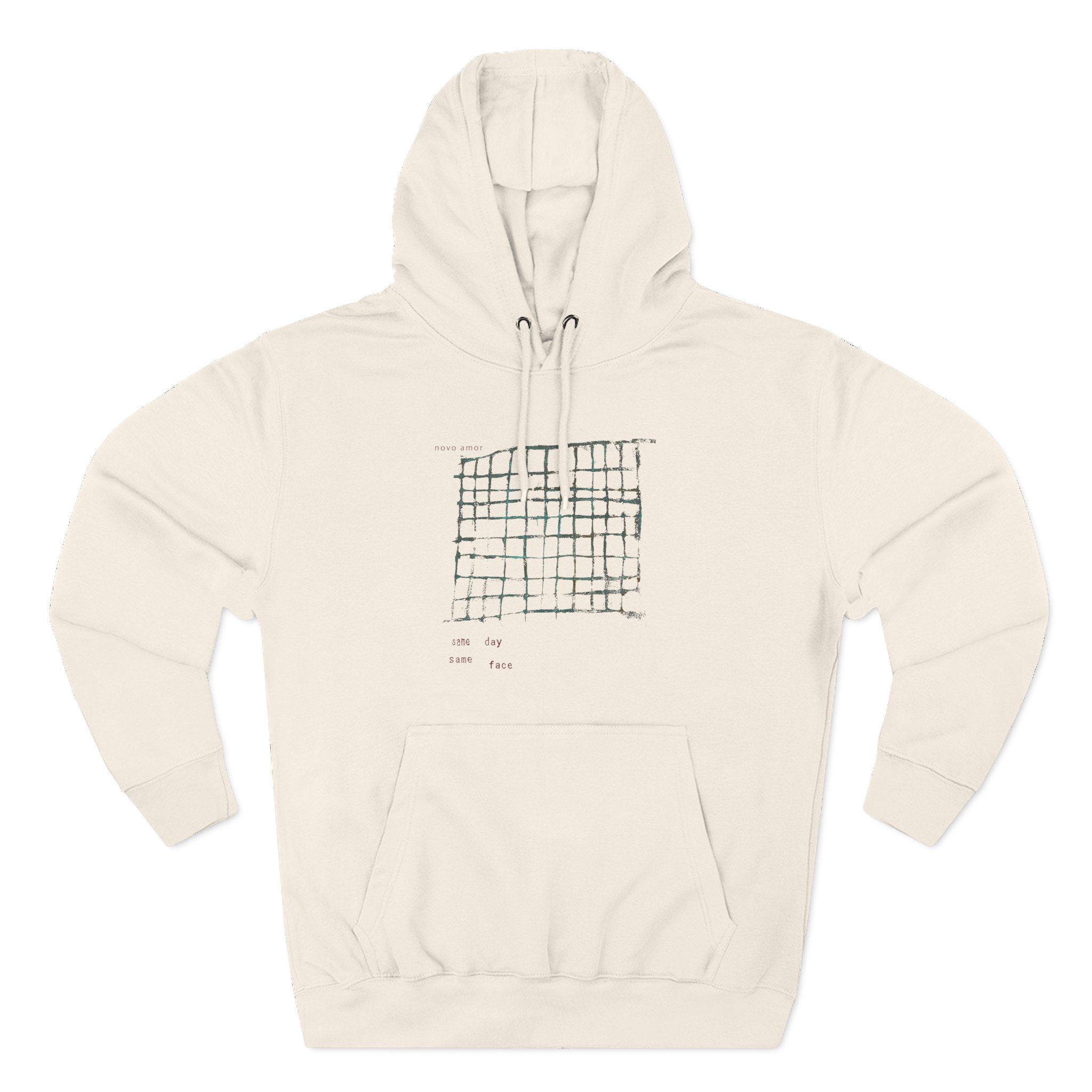 Novo Amor Symbols Three-Panel Fleece Hoodie - Image 3