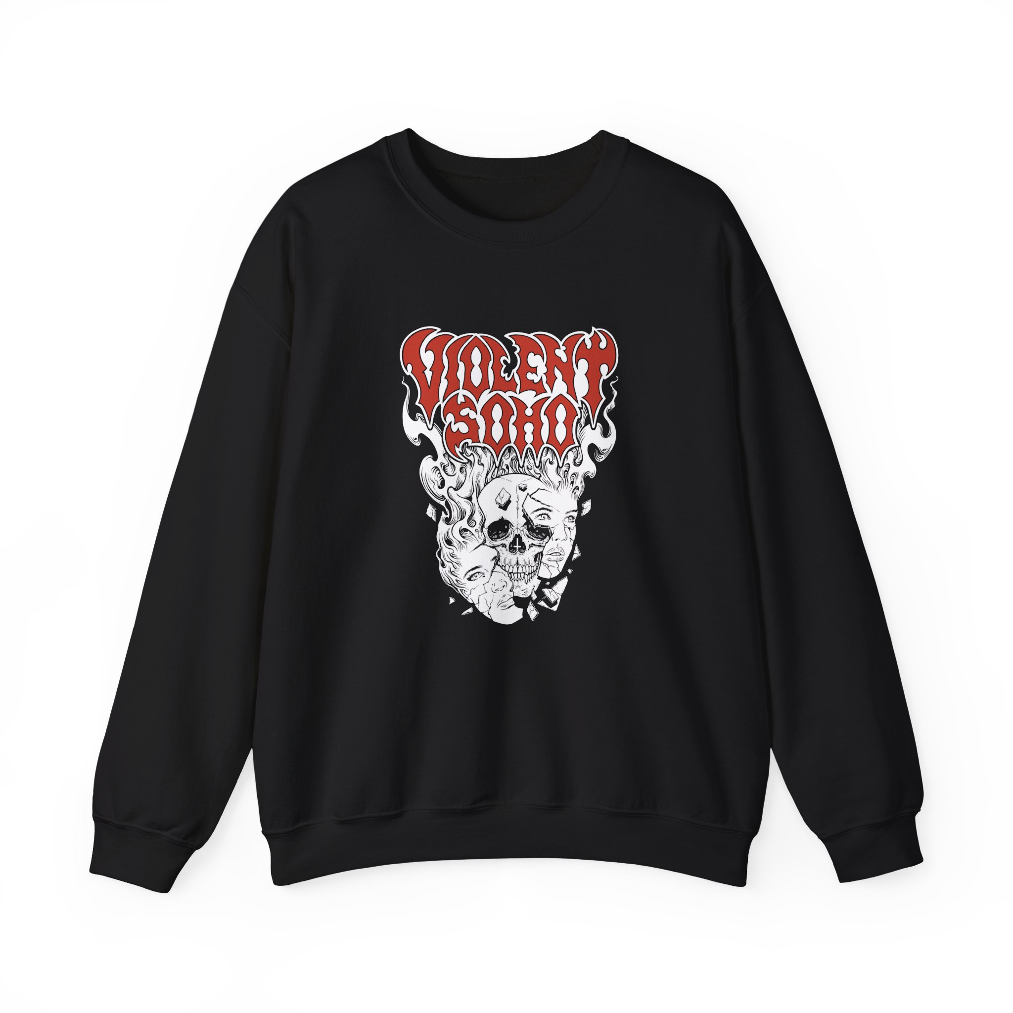 Violent Soho Murdoch Skull Unisex Heavy Blend™ Crewneck Sweatshirt