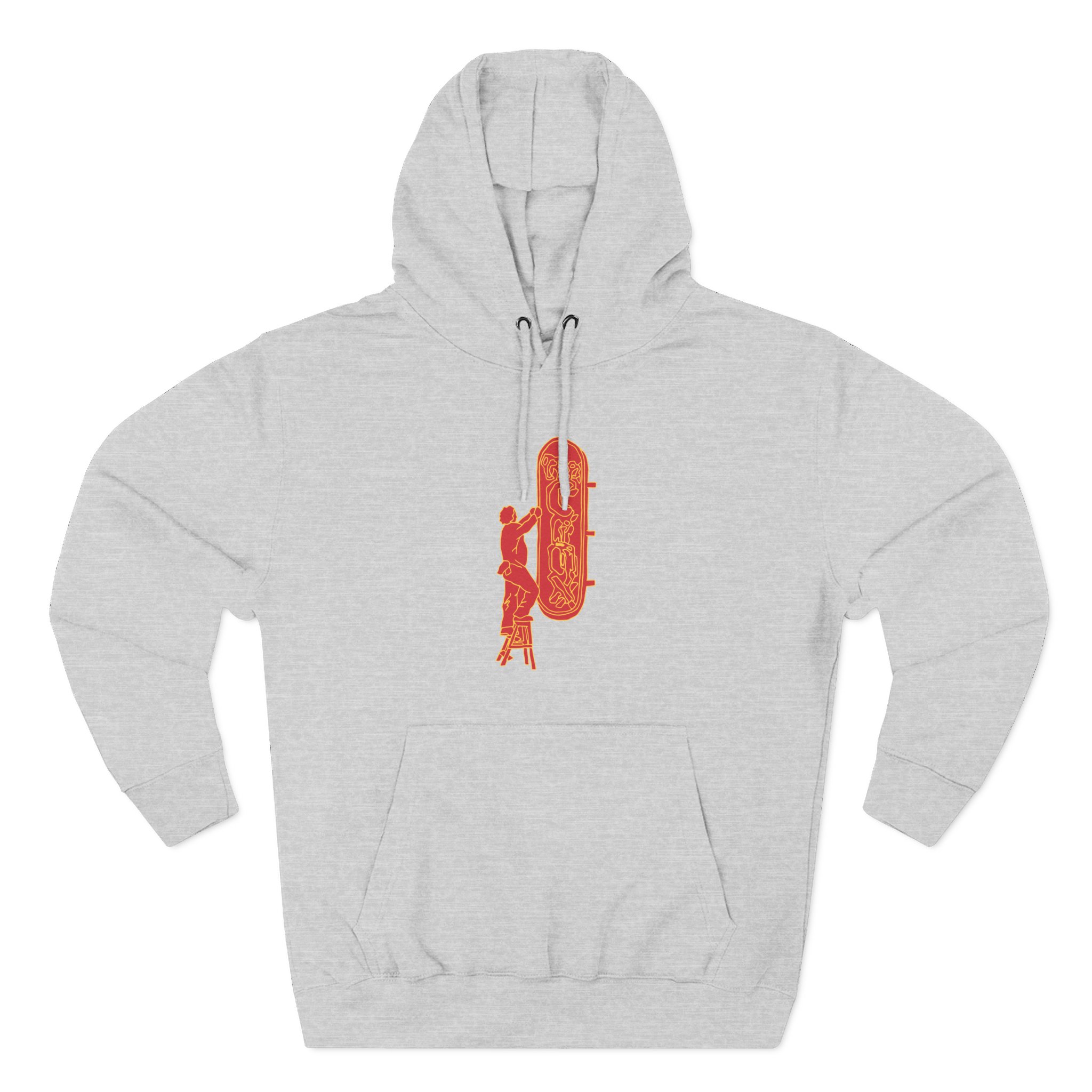 Djo The Crux Sign Three-panel Fleece Hoodie