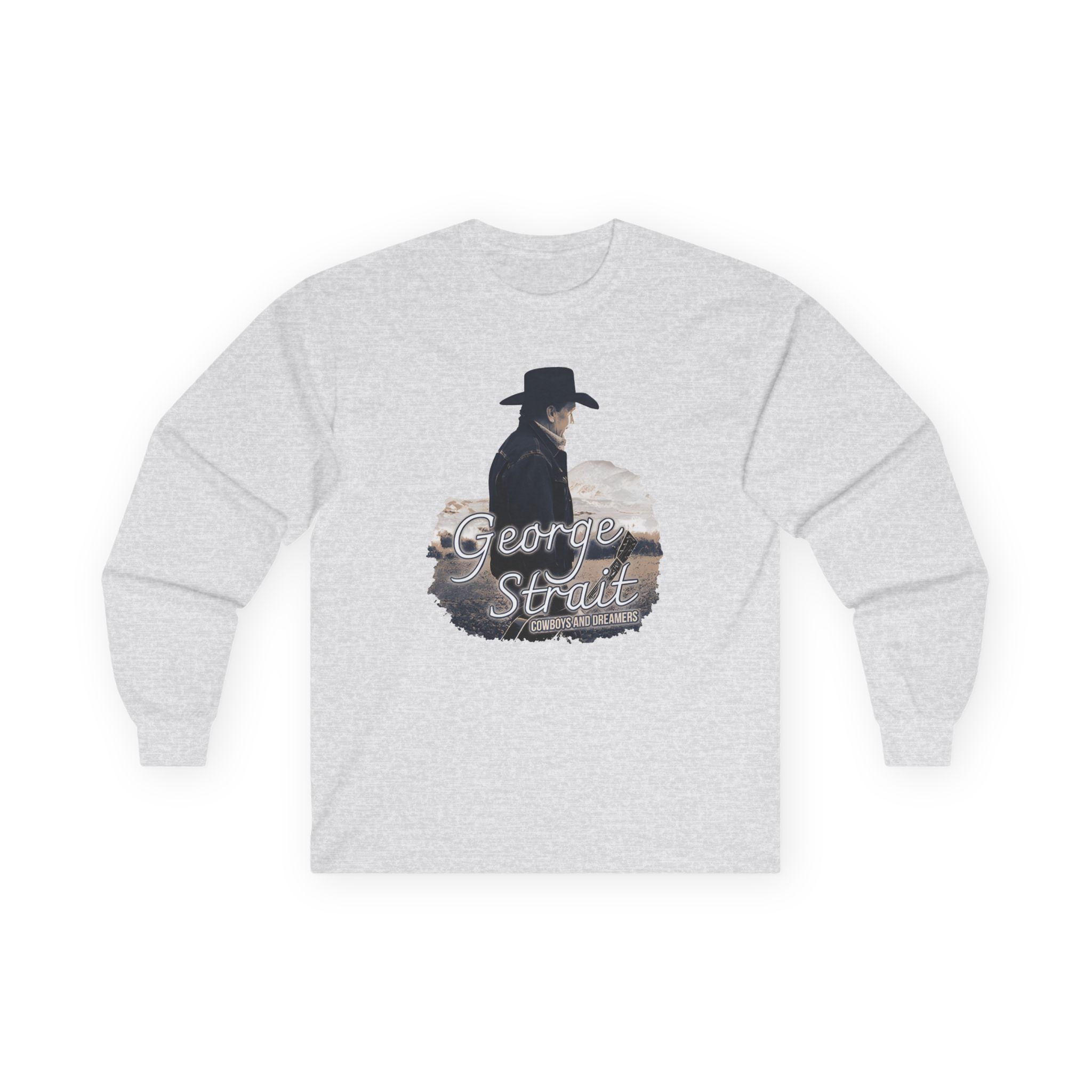 George Strait Cowboys and Dreamers Unisex Ultra Cotton Long Sleeve Tee - Image 3