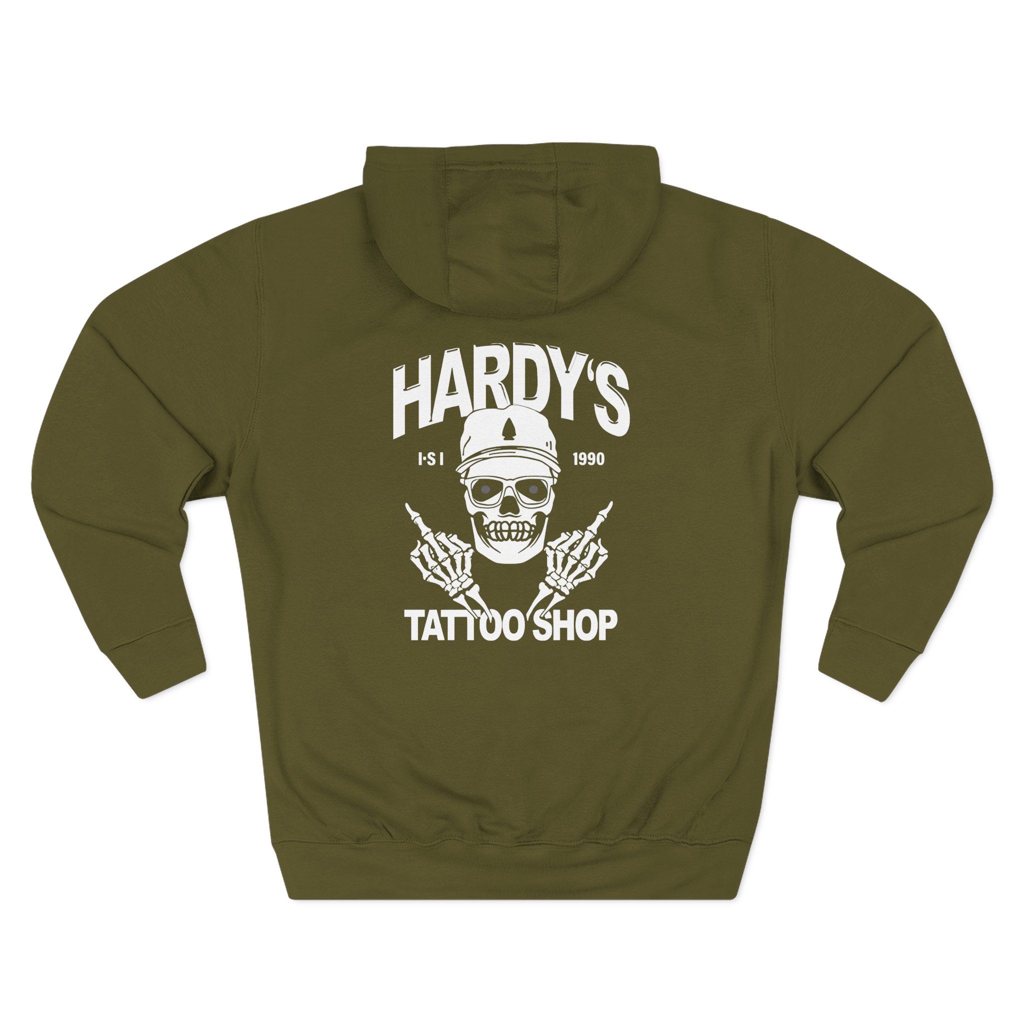 Hd Tattoo Shop Three-Panel Fleece Hoodie - Image 6