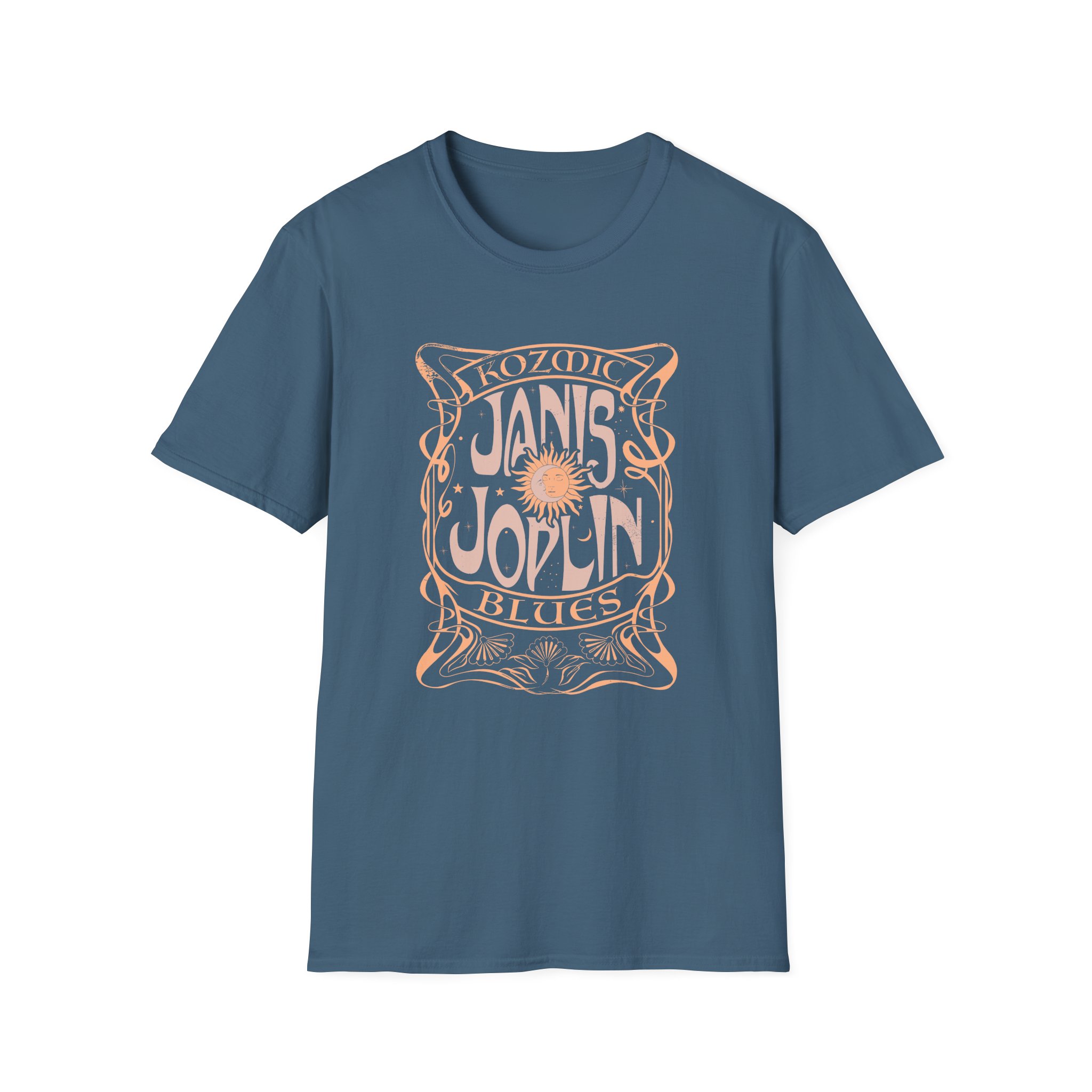 Janis Joplin Kozmic Unisex Softstyle T-shirt - Image 13