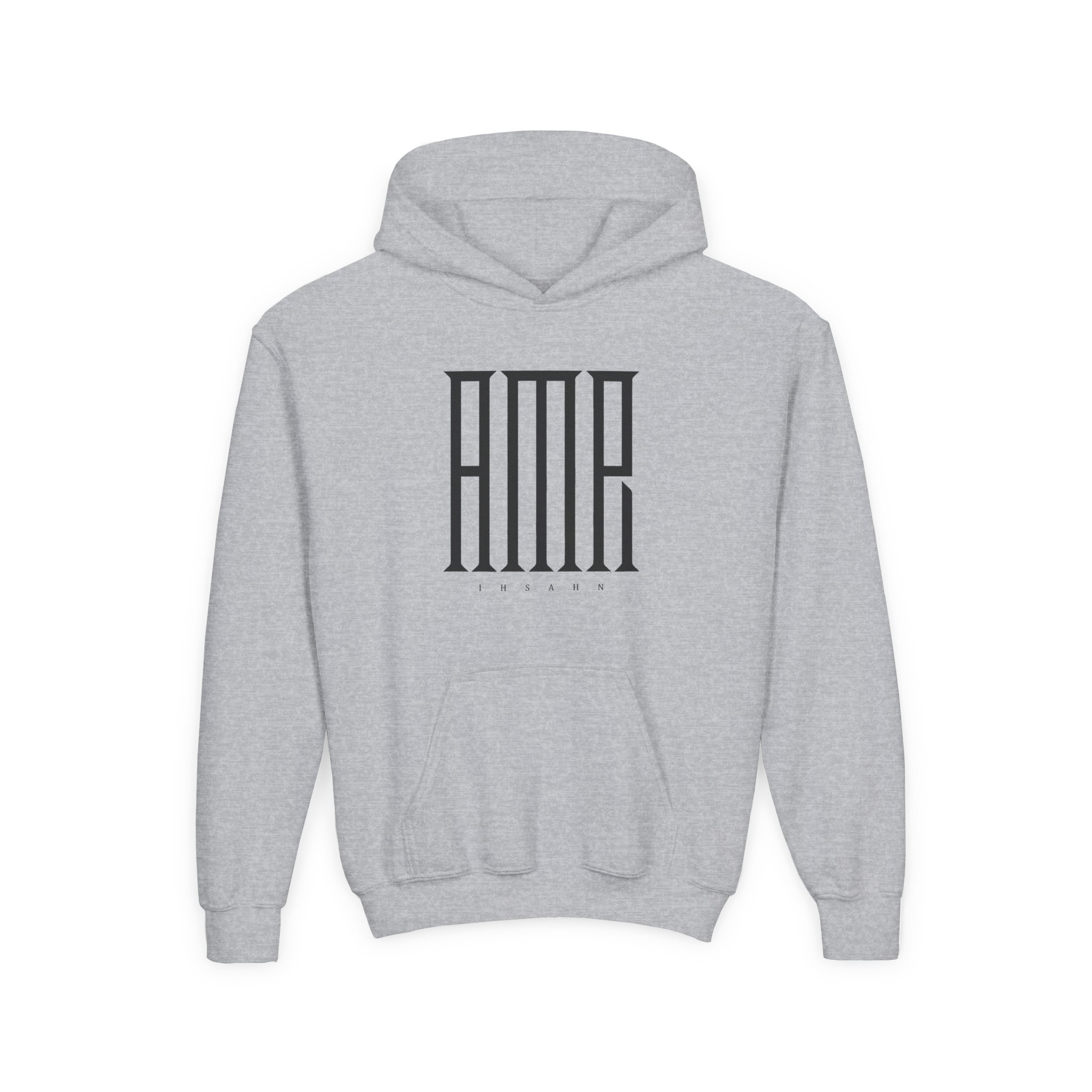 Youth Ihsahn Àmr Logo Heavy Blend Hooded Sweatshirt - Image 3