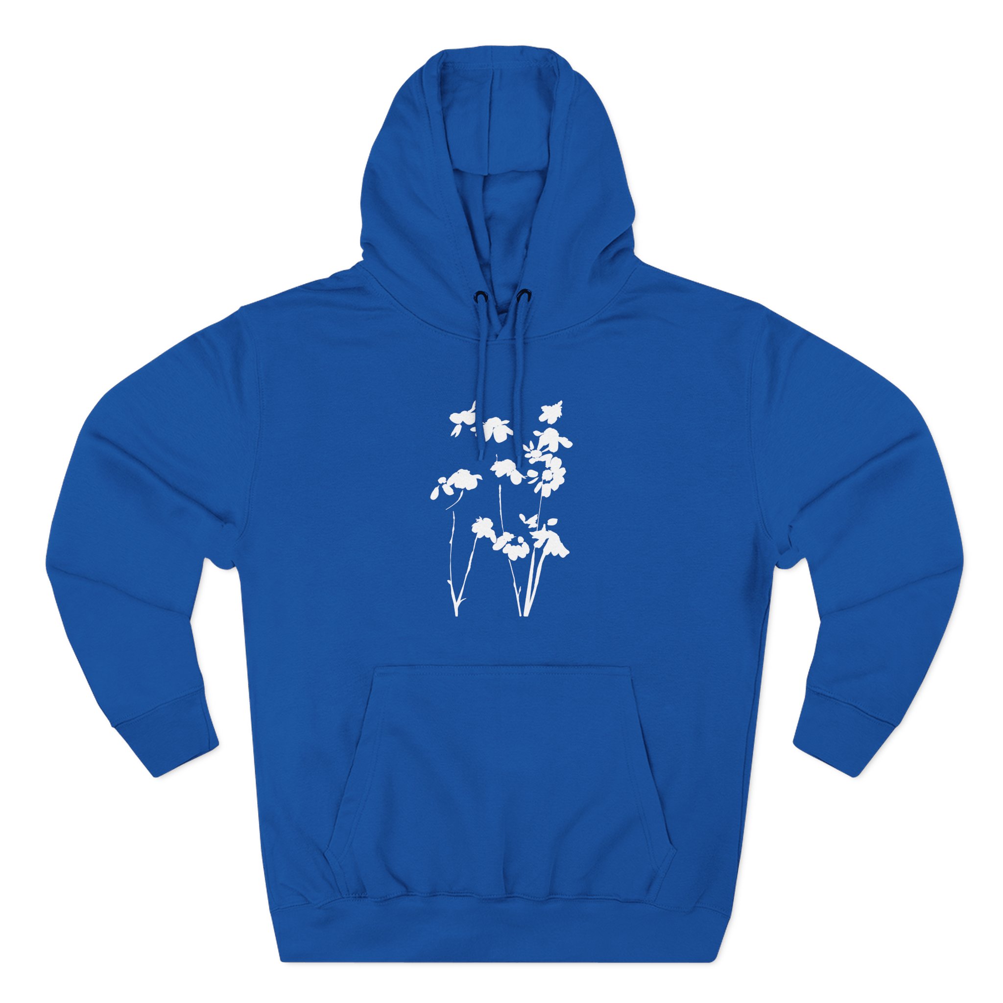 AG petal blurred flowers Three-Panel Fleece Hoodie - Image 7