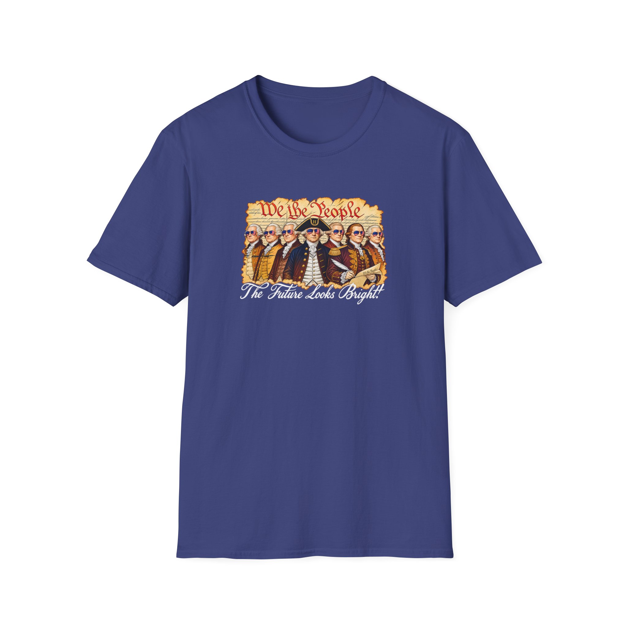 Valuetainment Flb Founding Fathers Unisex Softstyle T-Shirt - Image 13