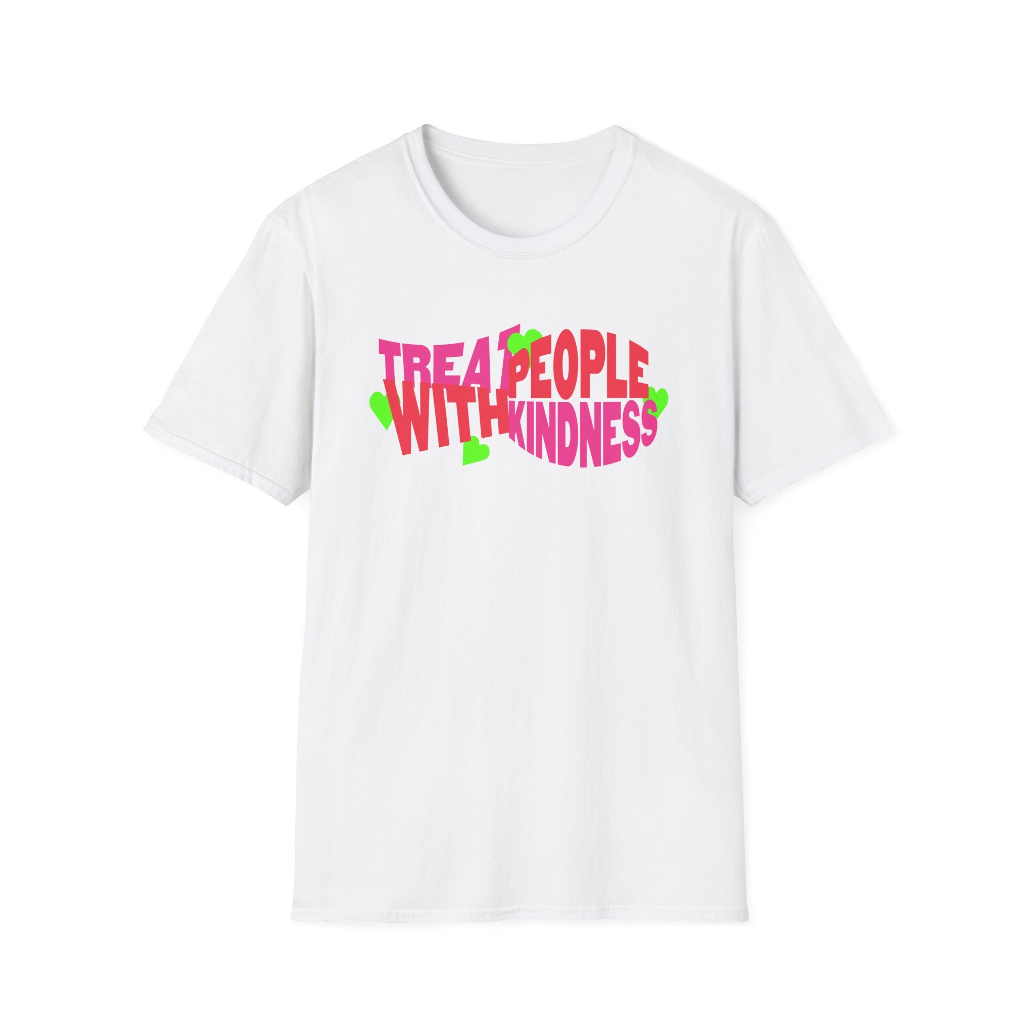 Love on Tour Treat People With Kindness Unisex Softstyle T-Shirt - Image 3