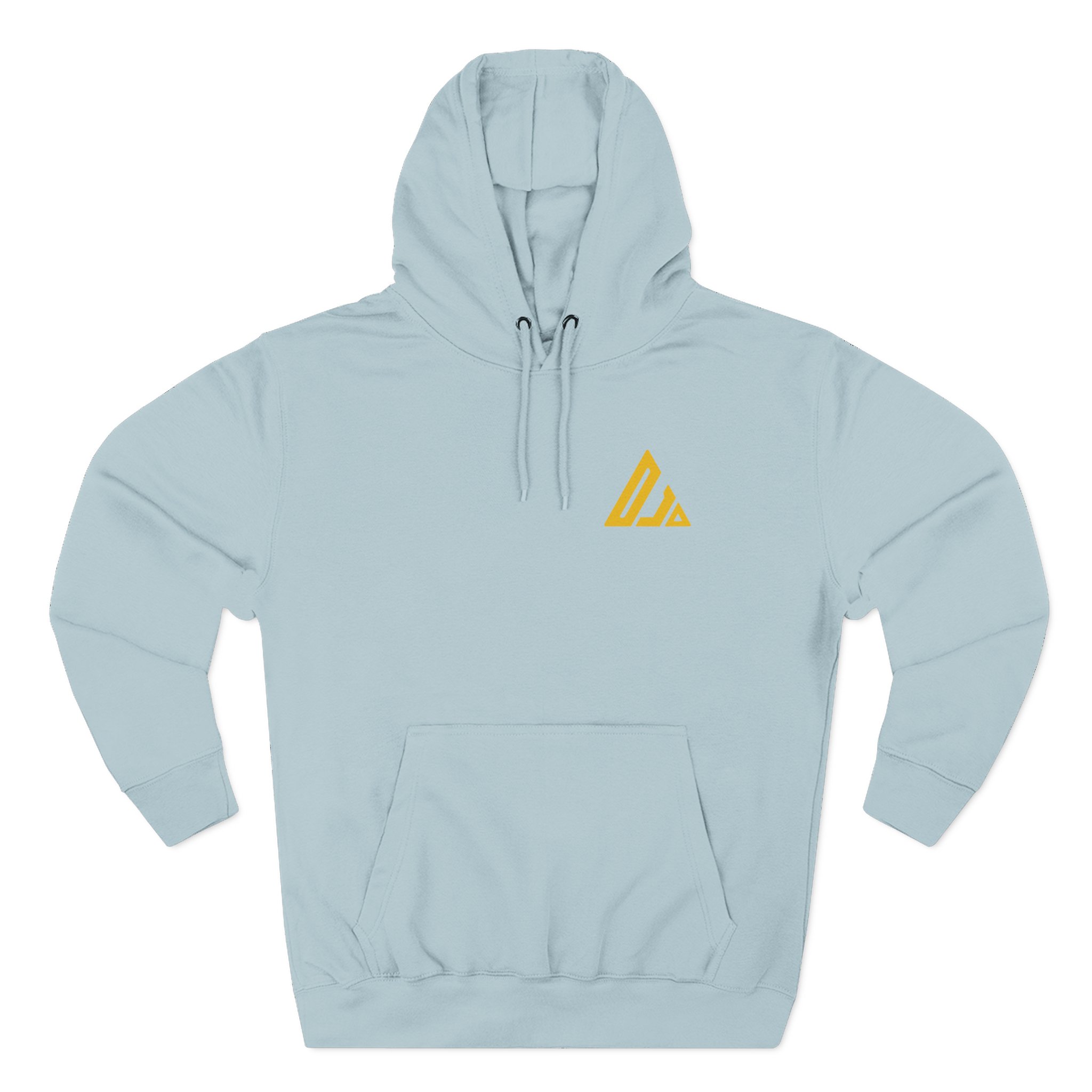 Djo Triangle Logo Three-Panel Fleece Hoodie - Image 7