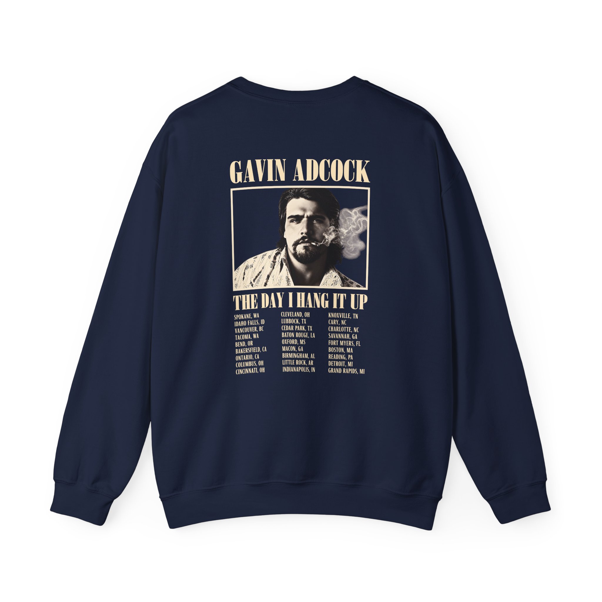 Gavin Adcock Hang It Up Tour Unisex Heavy Blend™ Crewneck Sweatshirt - Image 22