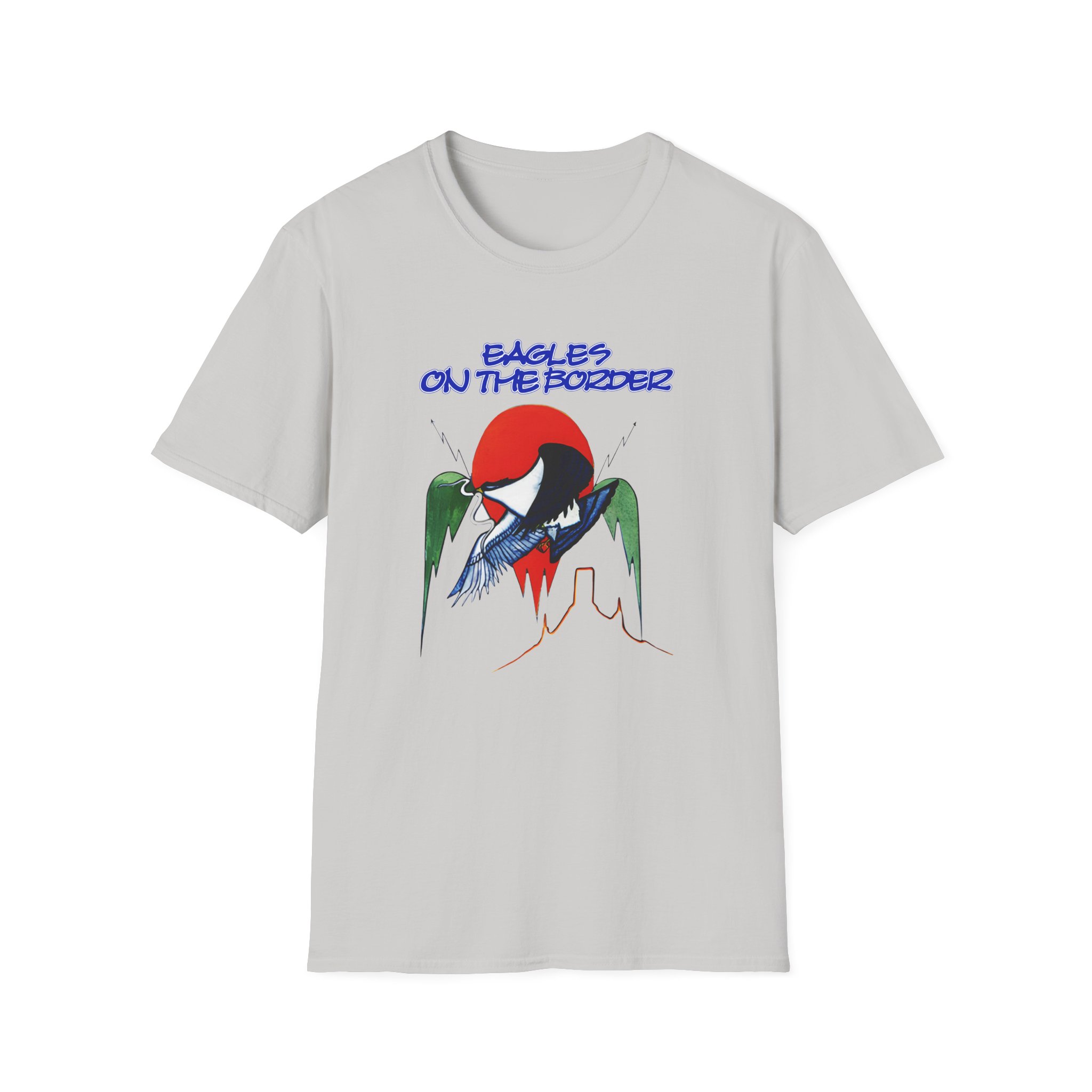 The Eagles on the Border Unisex Softstyle T-Shirt - Image 5