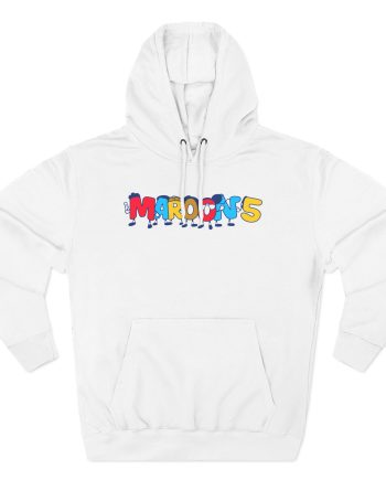 Adam Levine Maroons Three-Panel Fleece Hoodie