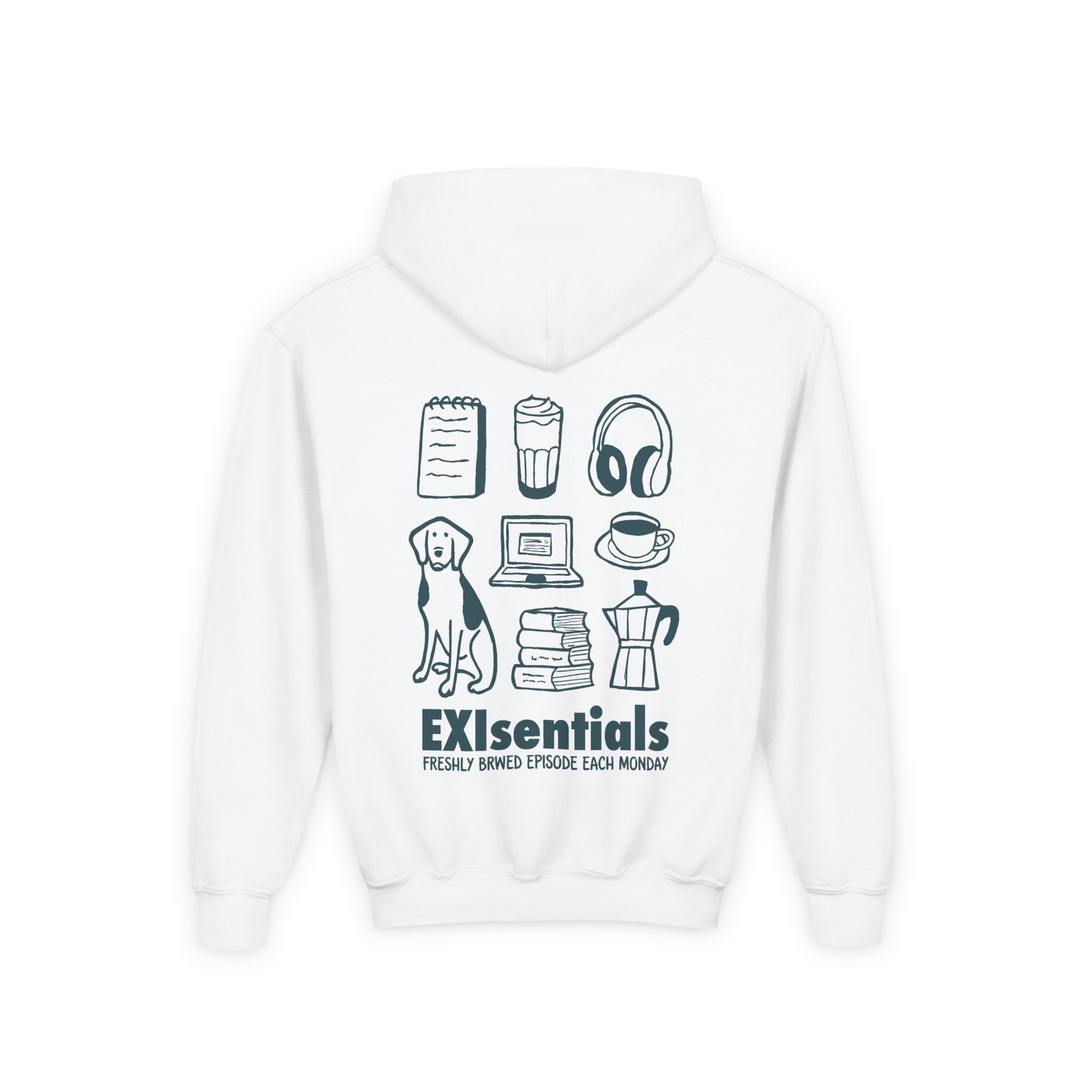 Youth Mord Auf Ex Exisentials Heavy Blend Hooded Sweatshirt - Image 2