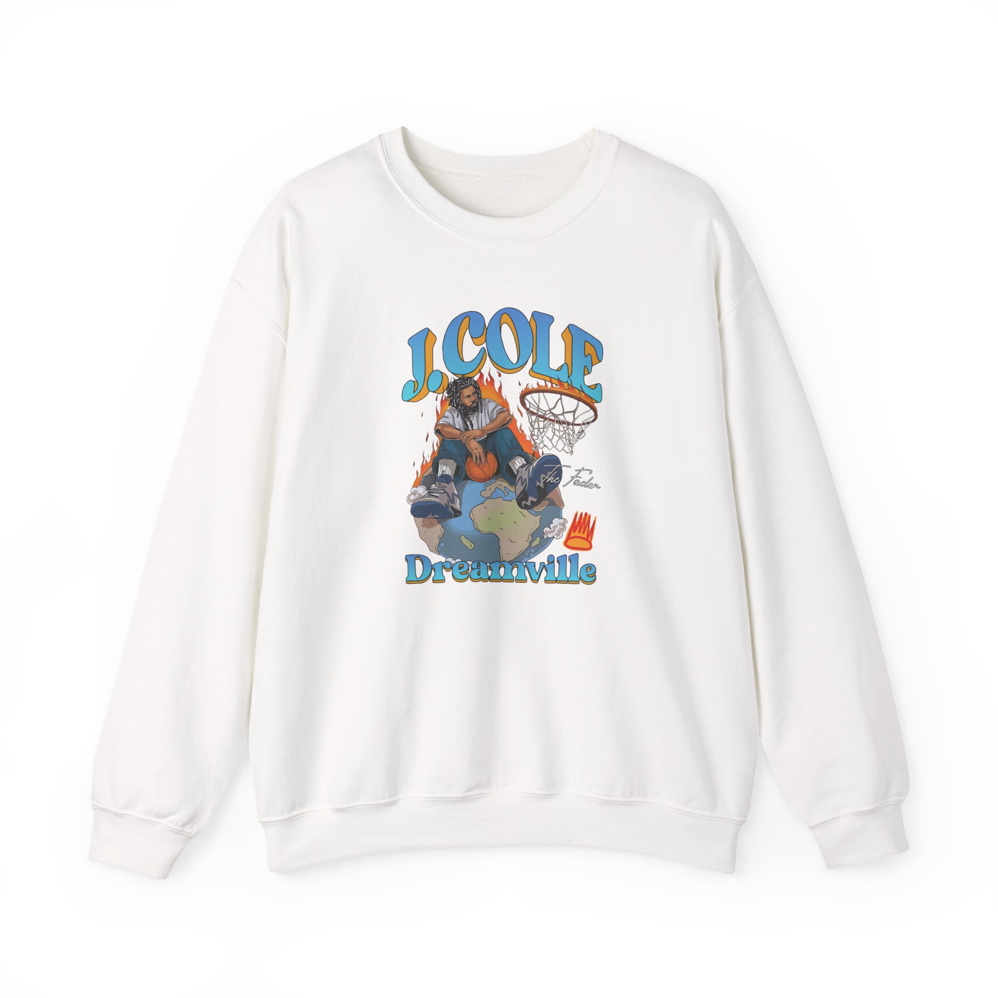 J Cole "Dreamville World" Unisex Heavy Blend™ Crewneck Sweatshirt - Image 3