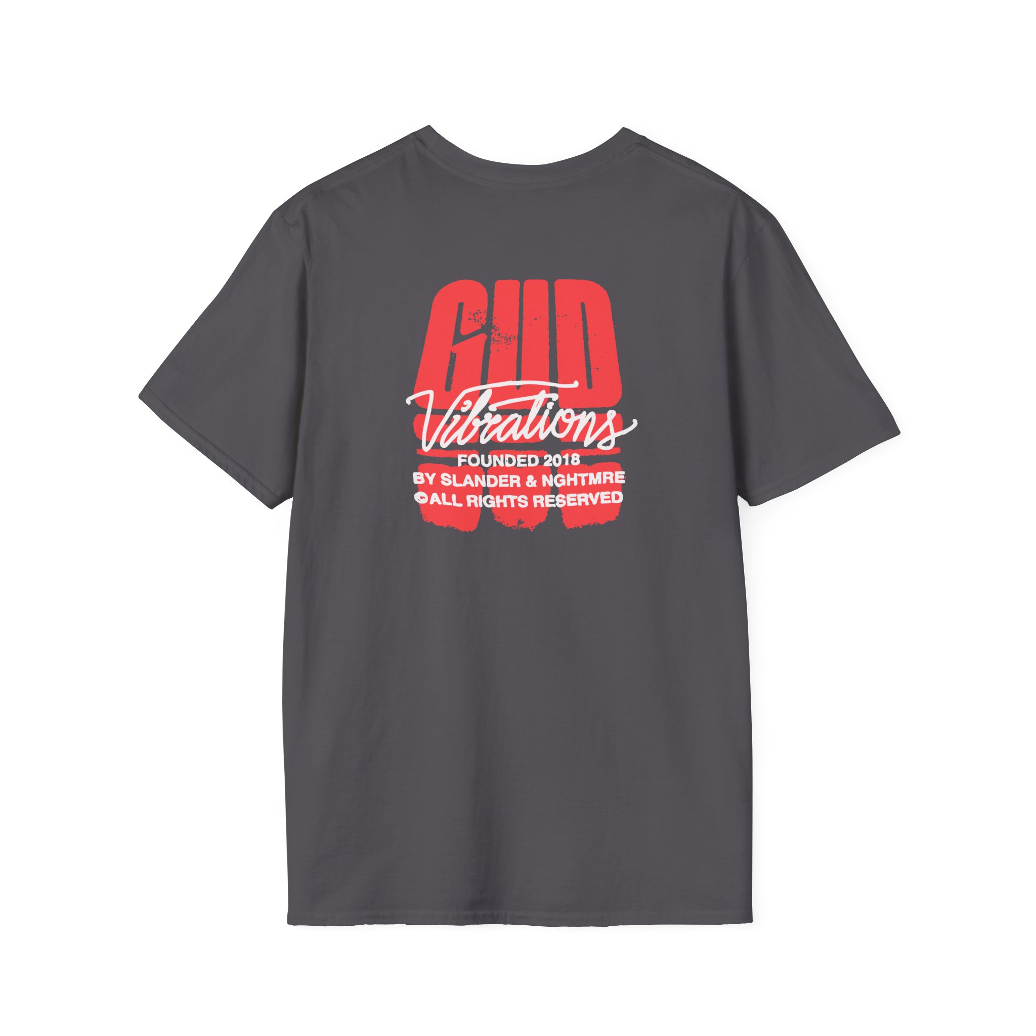 Slander Gud Vibrations Graffiti Unisex Softstyle T-Shirt - Image 14