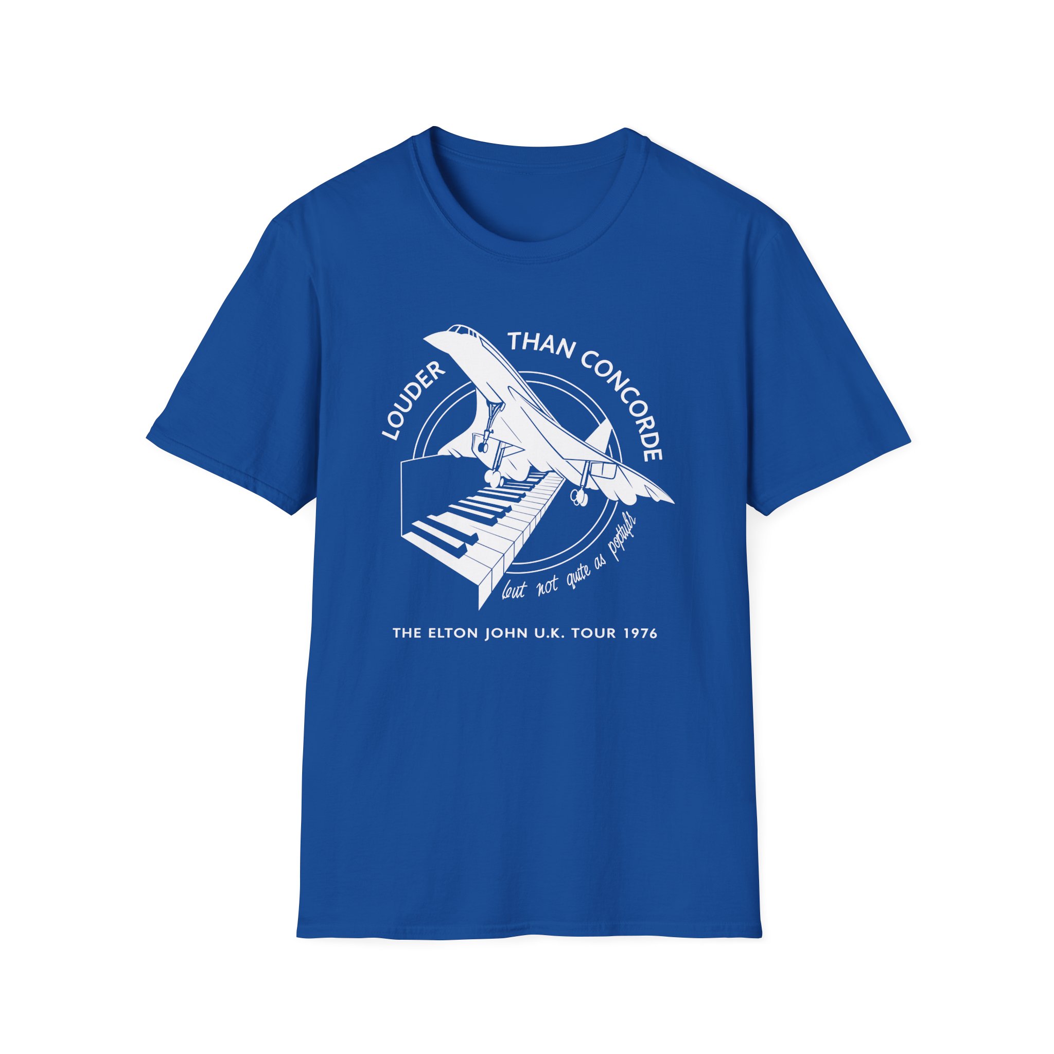 Ej Farewell Vintage Louder Than Concorde Unisex Softstyle T-Shirt - Image 13