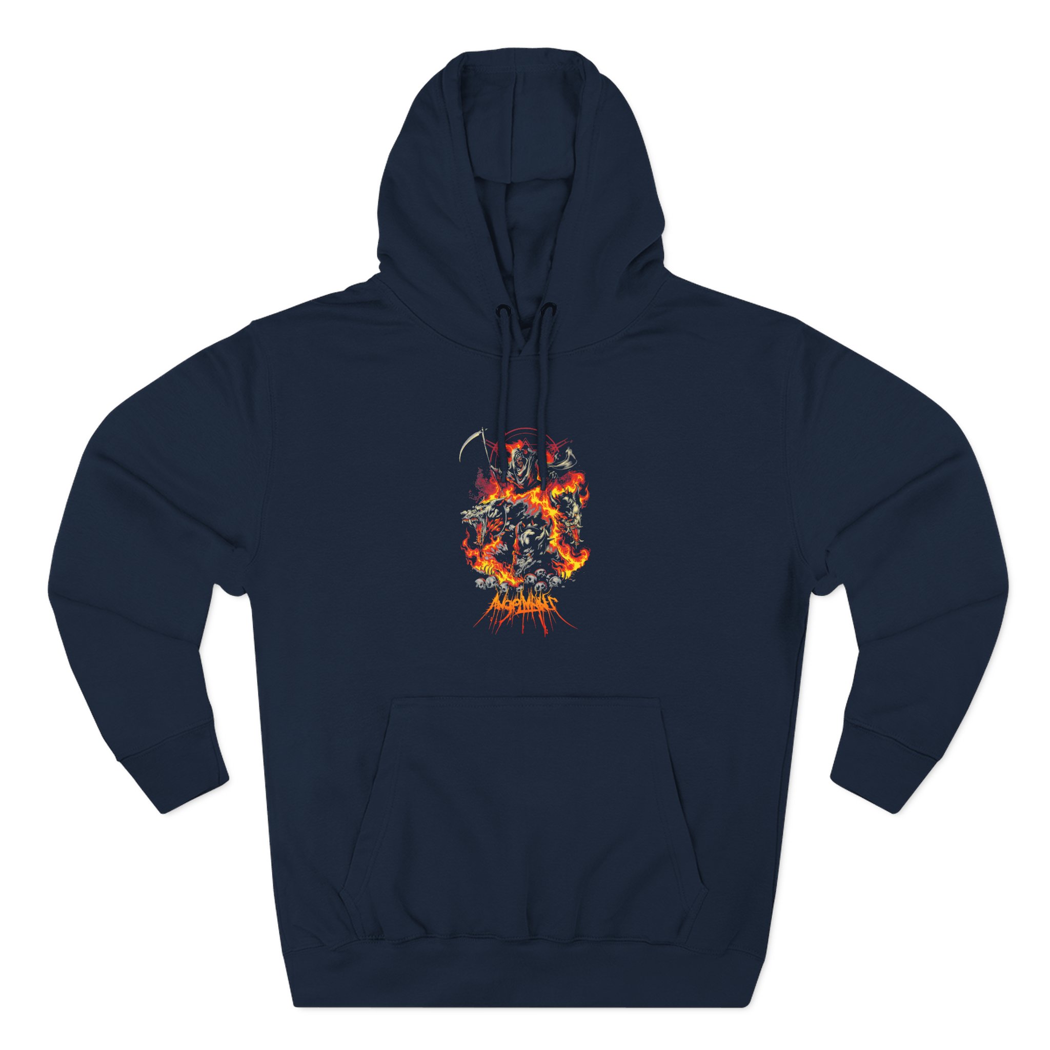 Angelmaker Hellhound Three-Panel Fleece Hoodie - Image 7