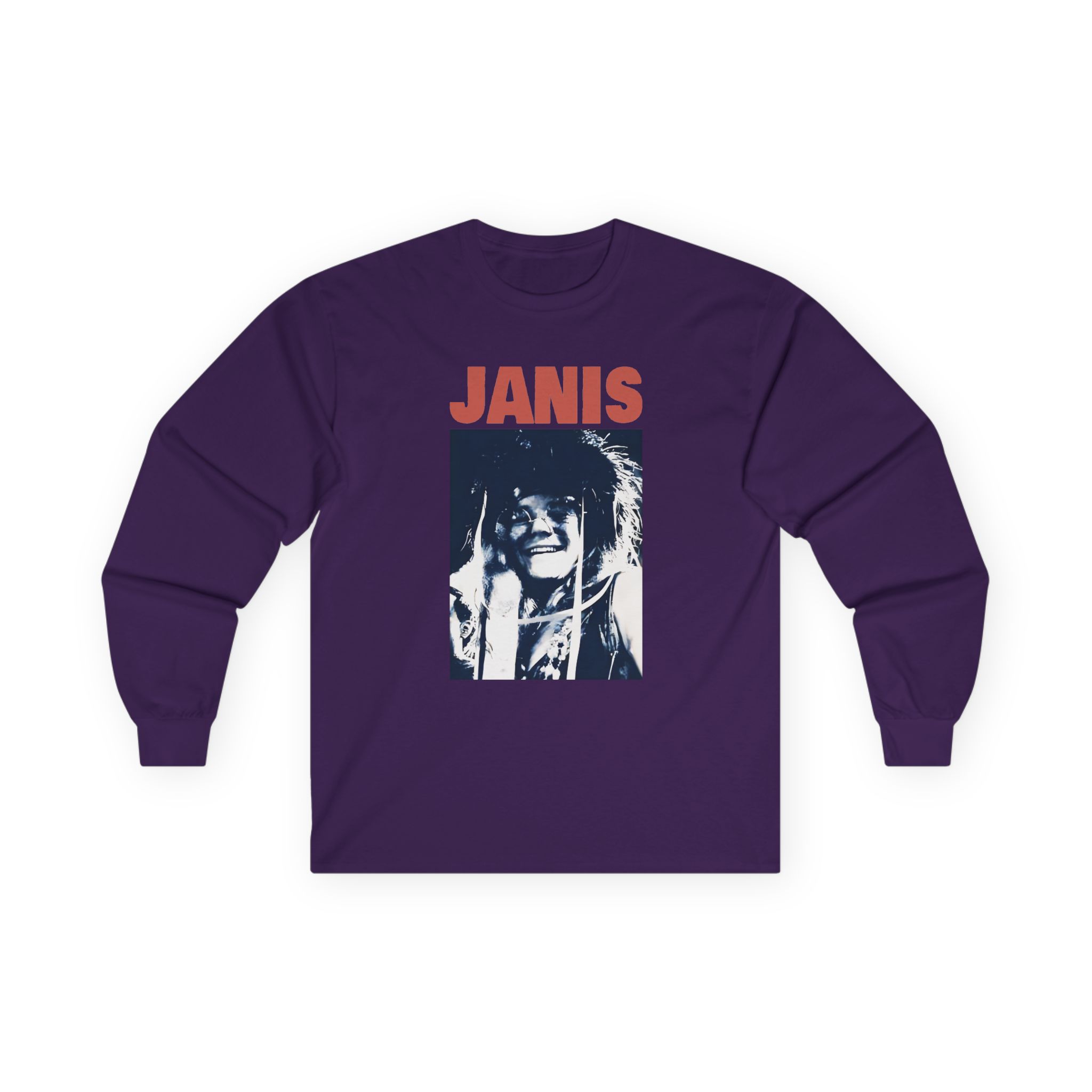Janis Joplin Beatnick Unisex Ultra Cotton Long Sleeve Tee - Image 19