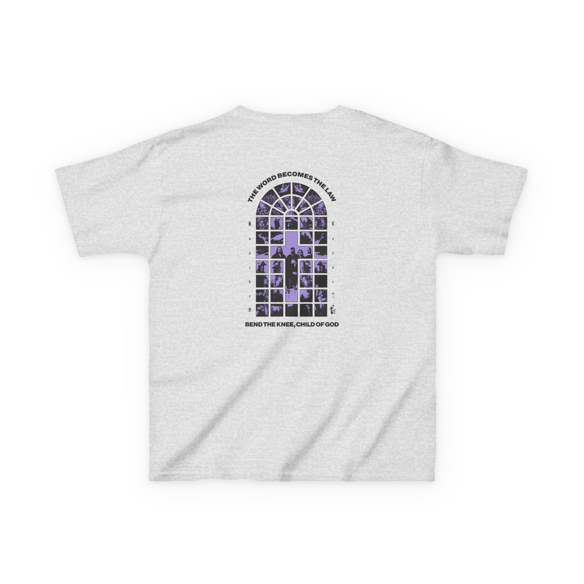 Knocked Loose Purple Cross Kids Heavy Cotton™ Tee - Image 4