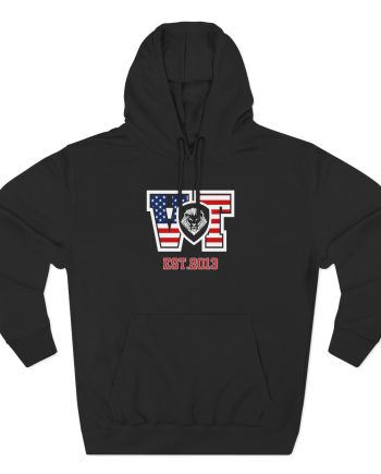 Valuetainment Collegiate Vt Three-Panel Fleece Hoodie