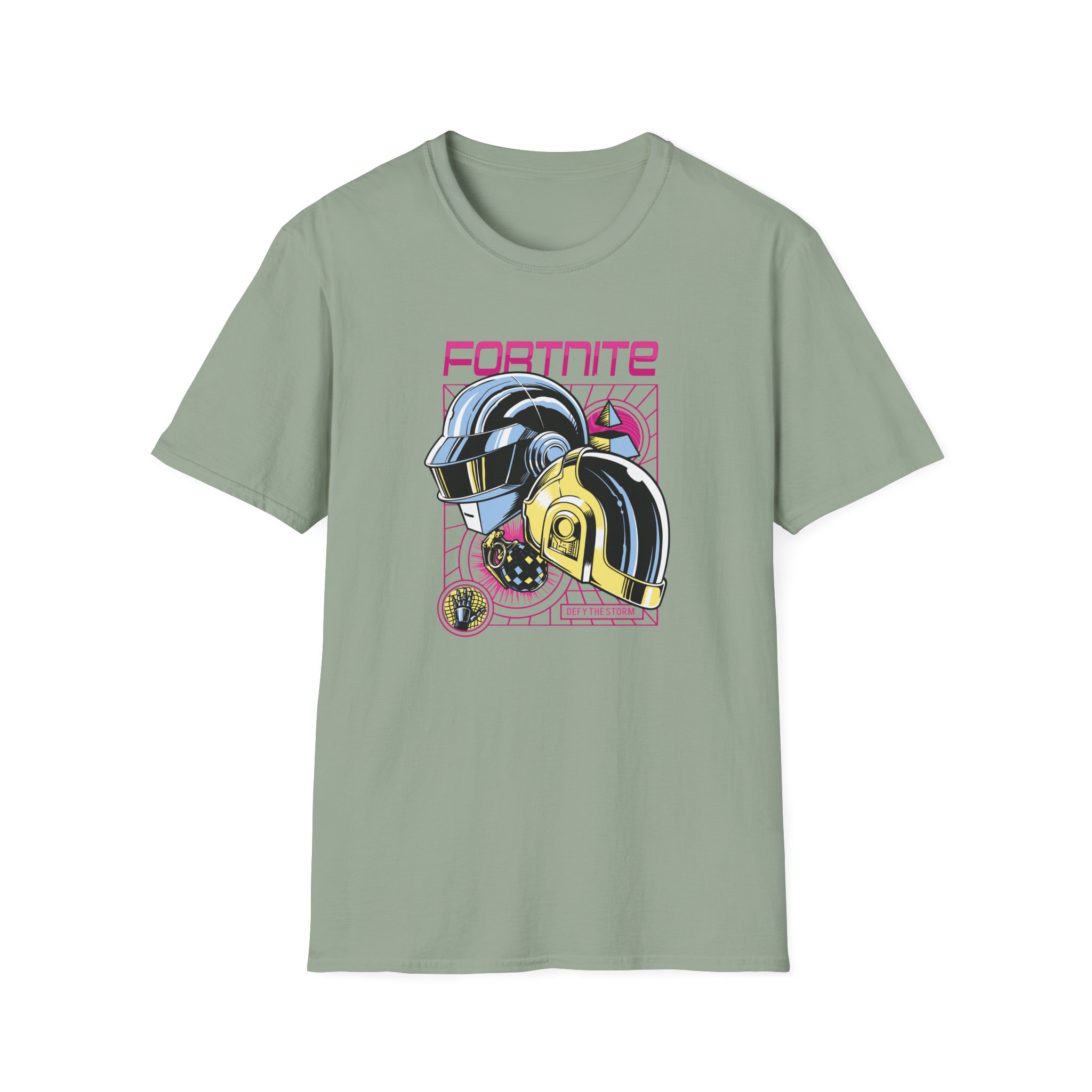 Daft Punk Fortnite X Daft Punk Unisex Softstyle T-Shirt - Image 13