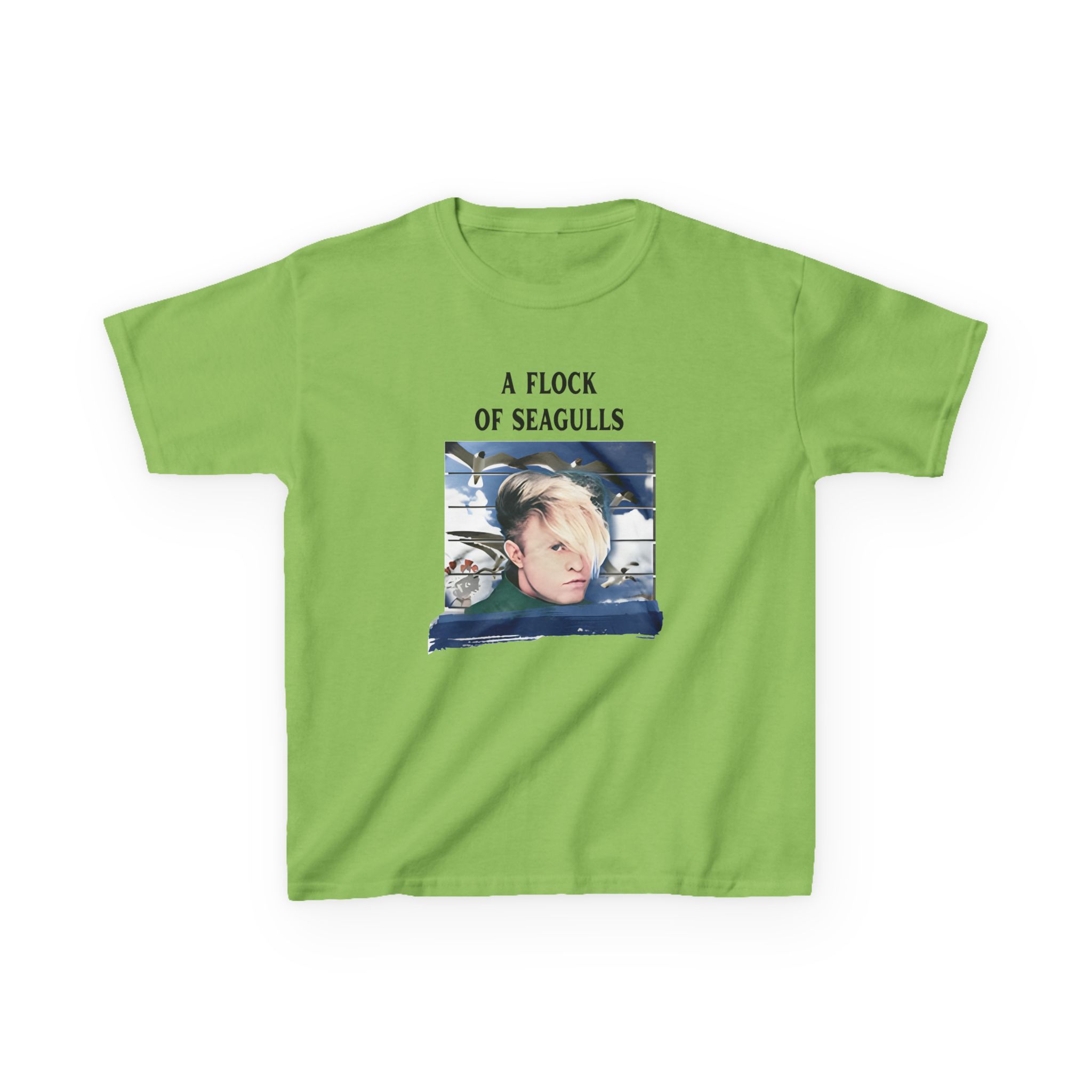 A Flock of Seagulls Birds in Flight Kids Heavy Cotton™ Tee - Image 5