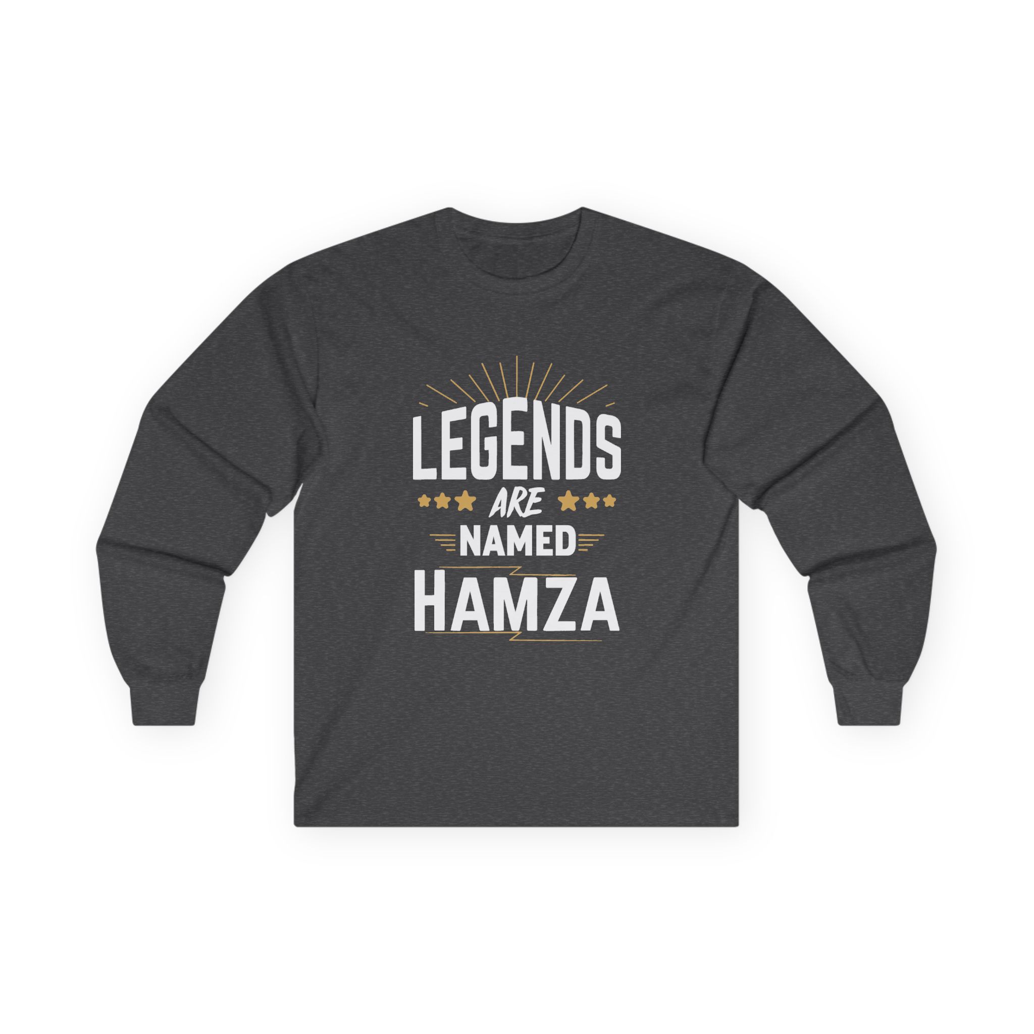Hamza Legends Are Named Unisex Ultra Cotton Long Sleeve Tee - Image 9