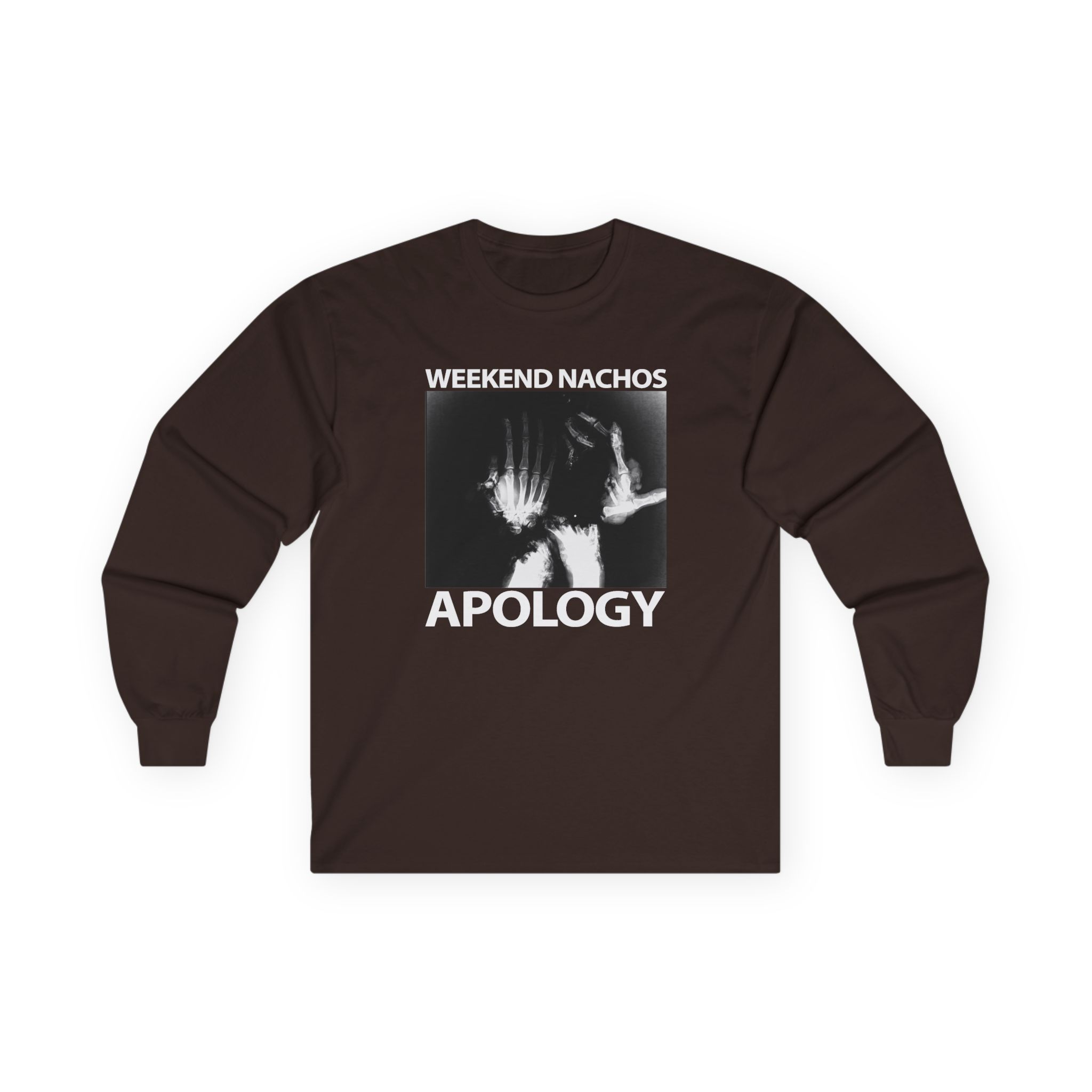 Weekend Nachos Apology Unisex Ultra Cotton Long Sleeve Tee - Image 5