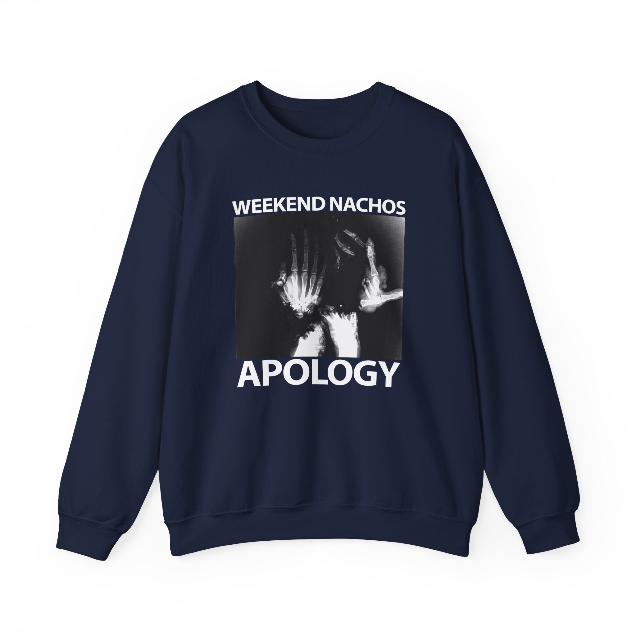 Weekend Nachos Apology Unisex Heavy Blend™ Crewneck Sweatshirt - Image 15