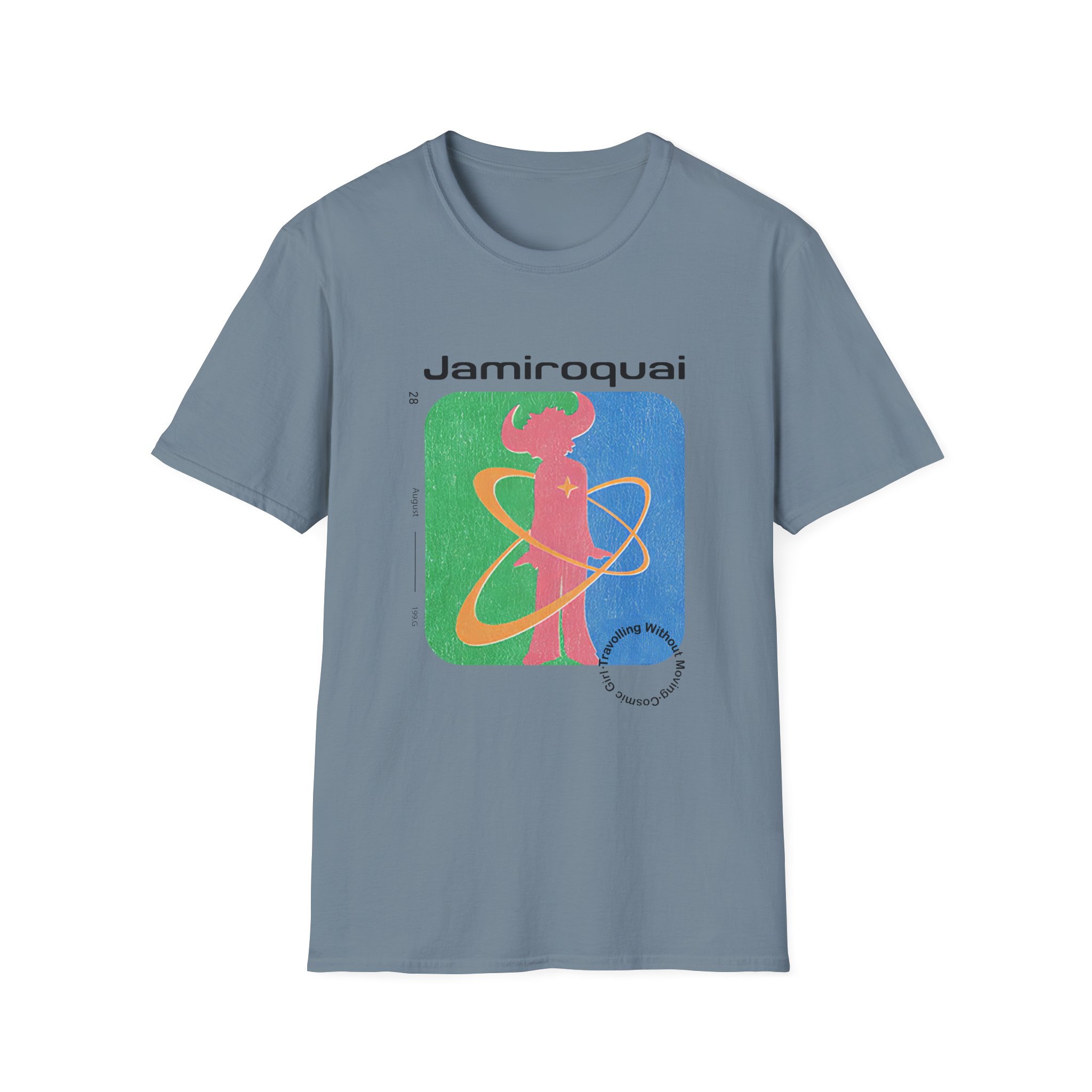 Calvin Harris Cosmic Girl Embroidered Unisex Softstyle T-Shirt - Image 25