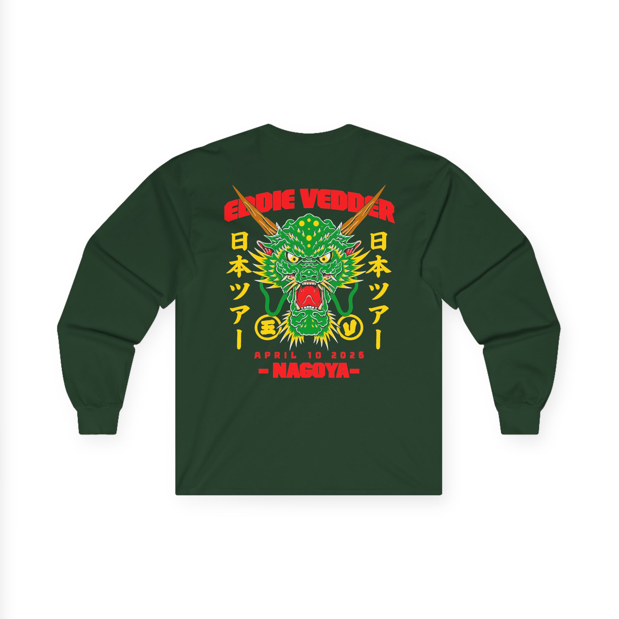 Eddie Vedder 2026 Nagoya Unisex Ultra Cotton Long Sleeve Tee - Image 6