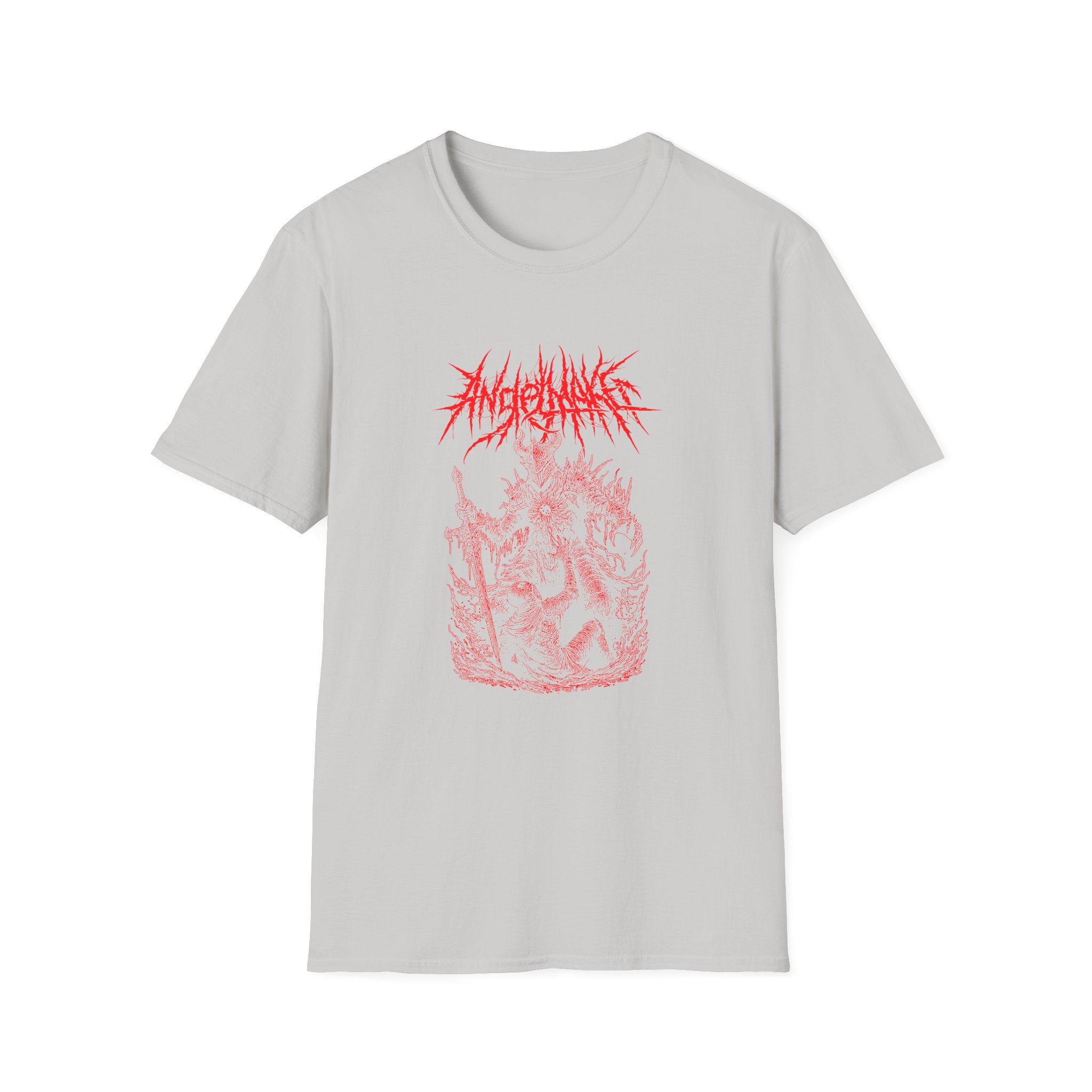 Angelmaker Death Knight Unisex Softstyle T-Shirt - Image 5