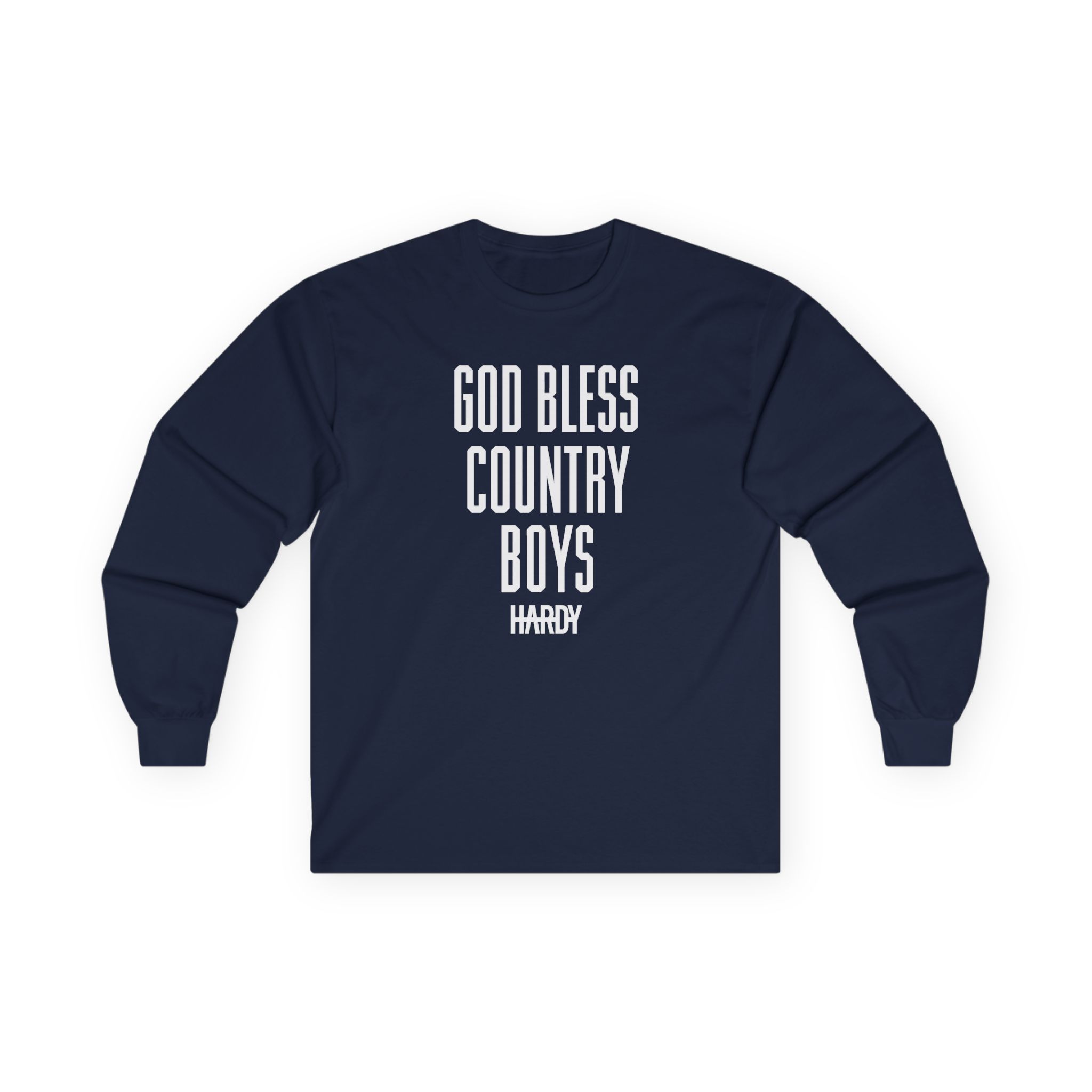 Hd God Bless Country Boys Unisex Ultra Cotton Long Sleeve Tee - Image 11