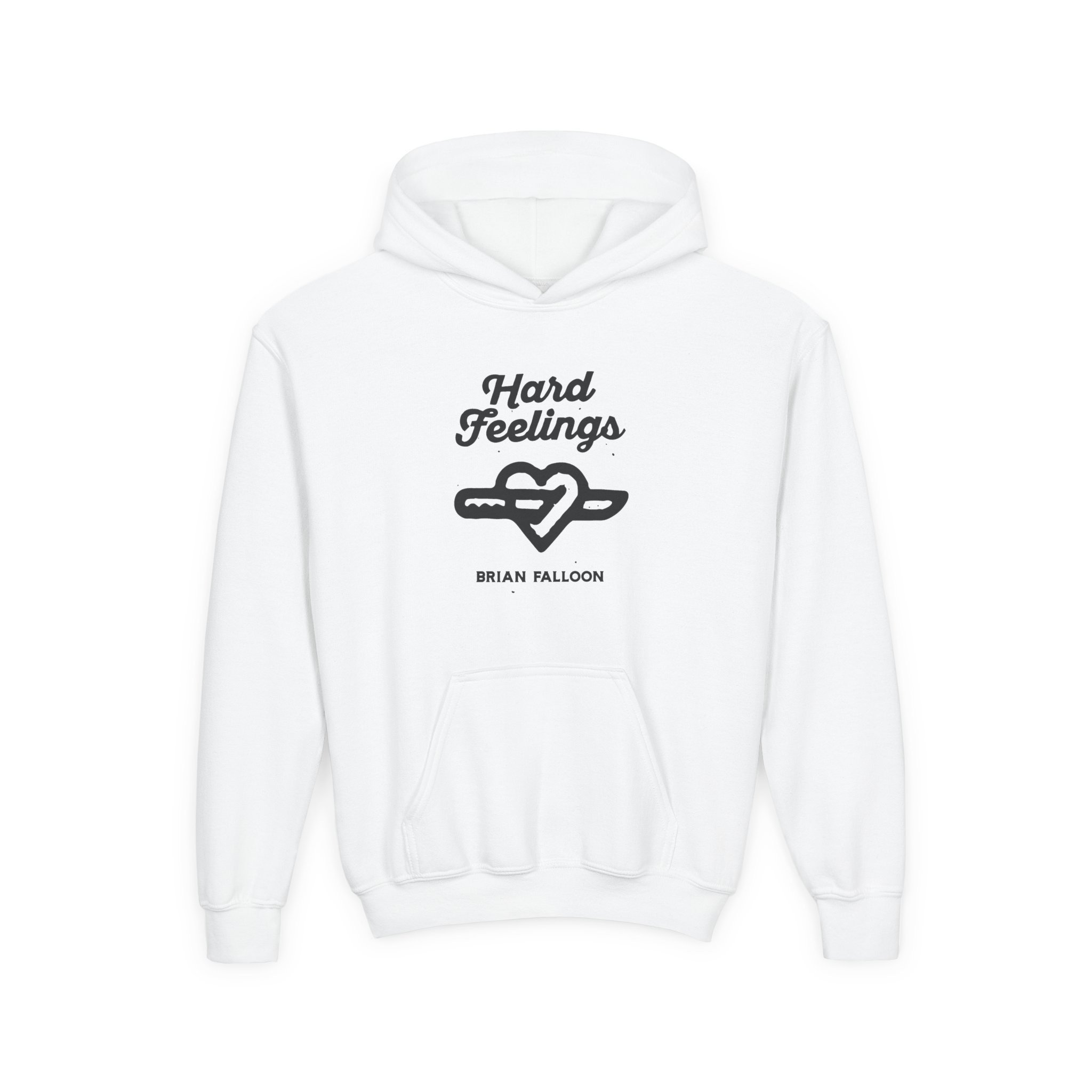 Brian Fallon Hard Feelings Youth Heavy Blend Hooded Sweatshirt