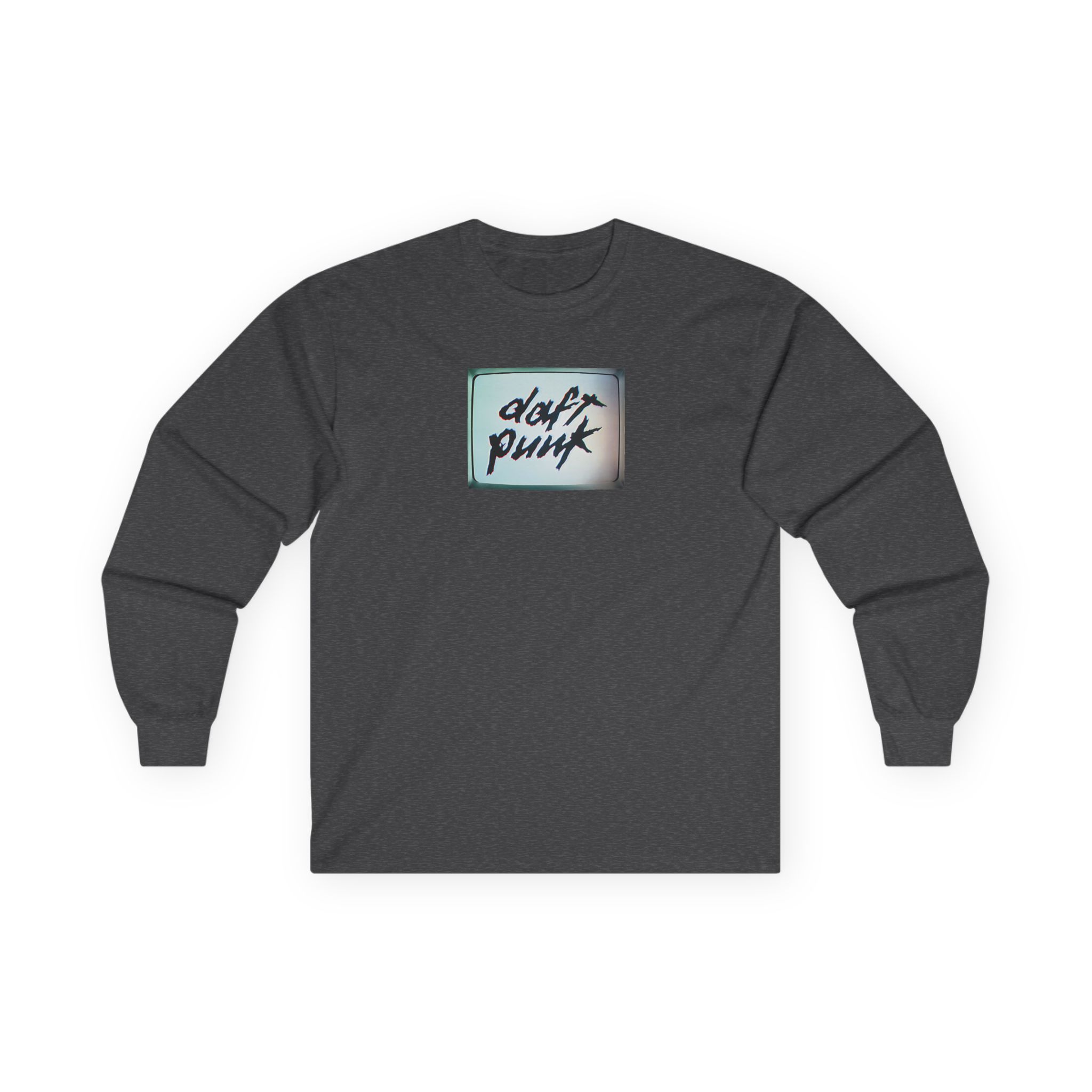 Daft Punk Human After All Black Unisex Ultra Cotton Long Sleeve Tee - Image 7