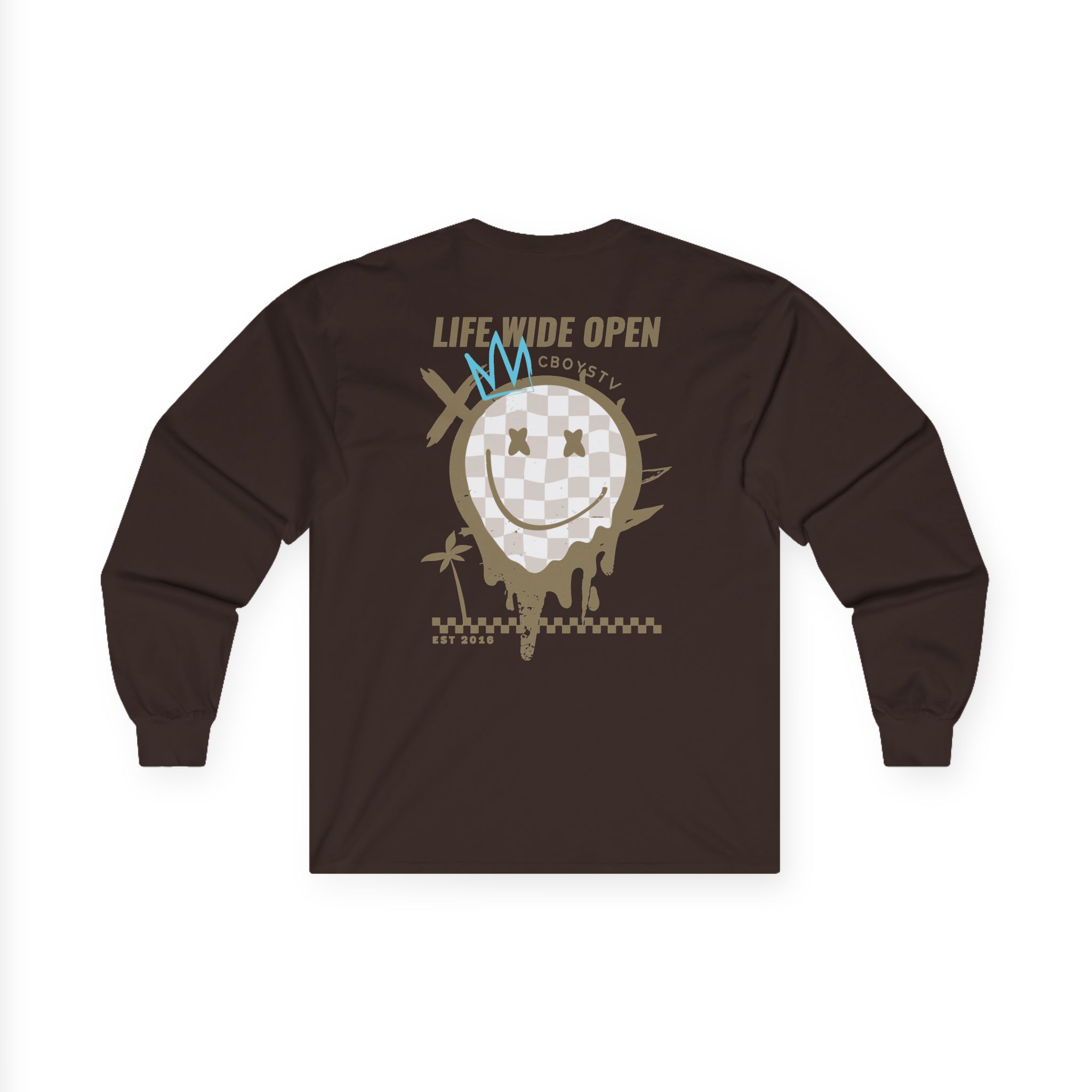 Cboystv Tan Rockstar Unisex Ultra Cotton Long Sleeve Tee - Image 6