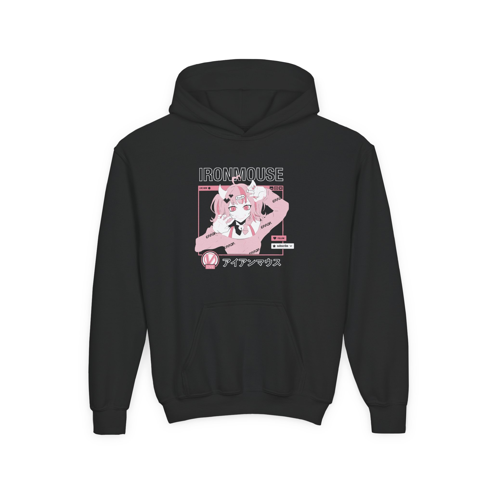 Ironmouse Live Youth Heavy Blend Hooded Sweatshirt