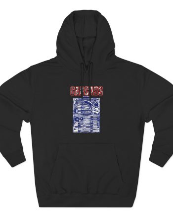 Carcass Certificate of Death Three-Panel Fleece Hoodie