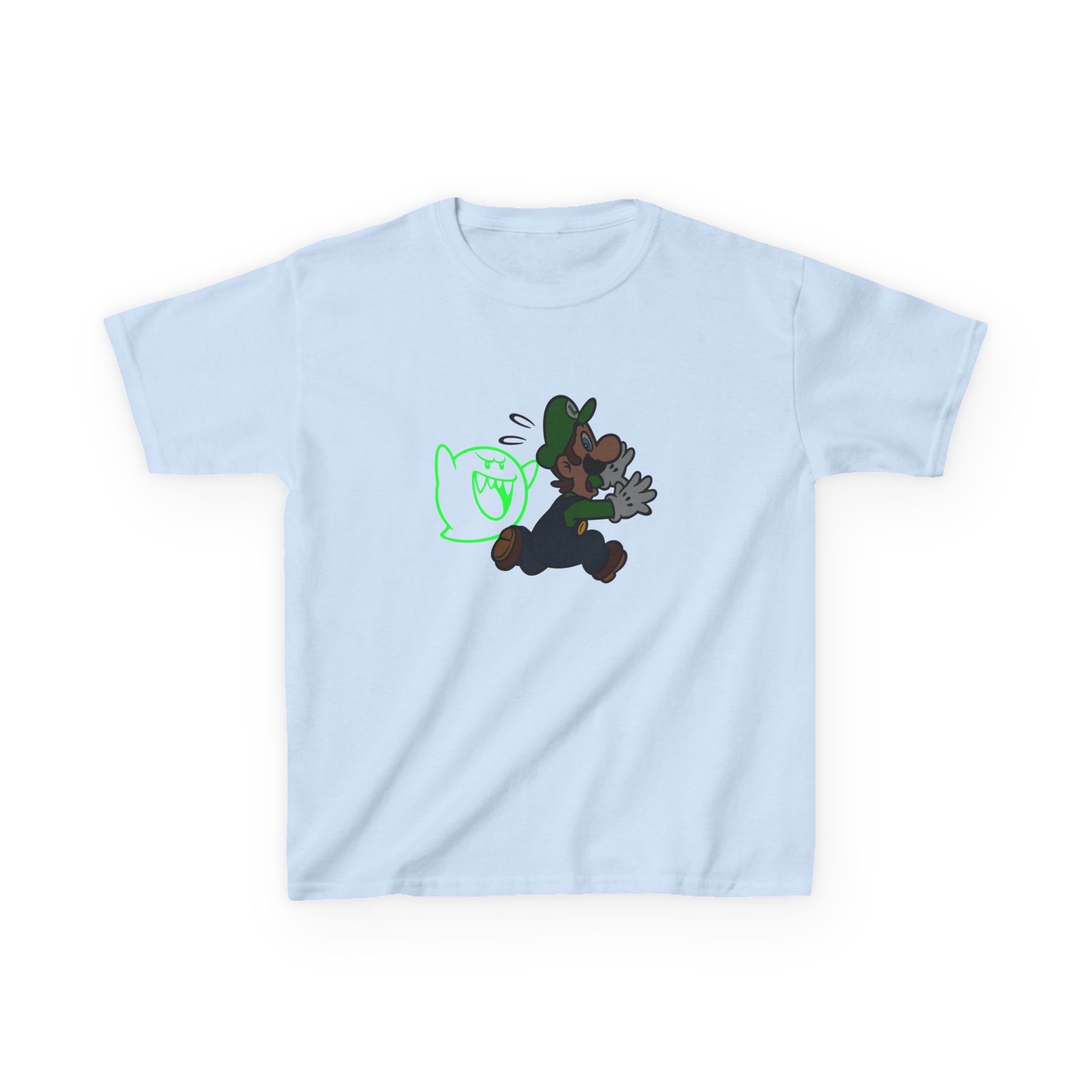 Kids NTD Luigi™ and Boo Heavy Cotton™ Tee - Image 11