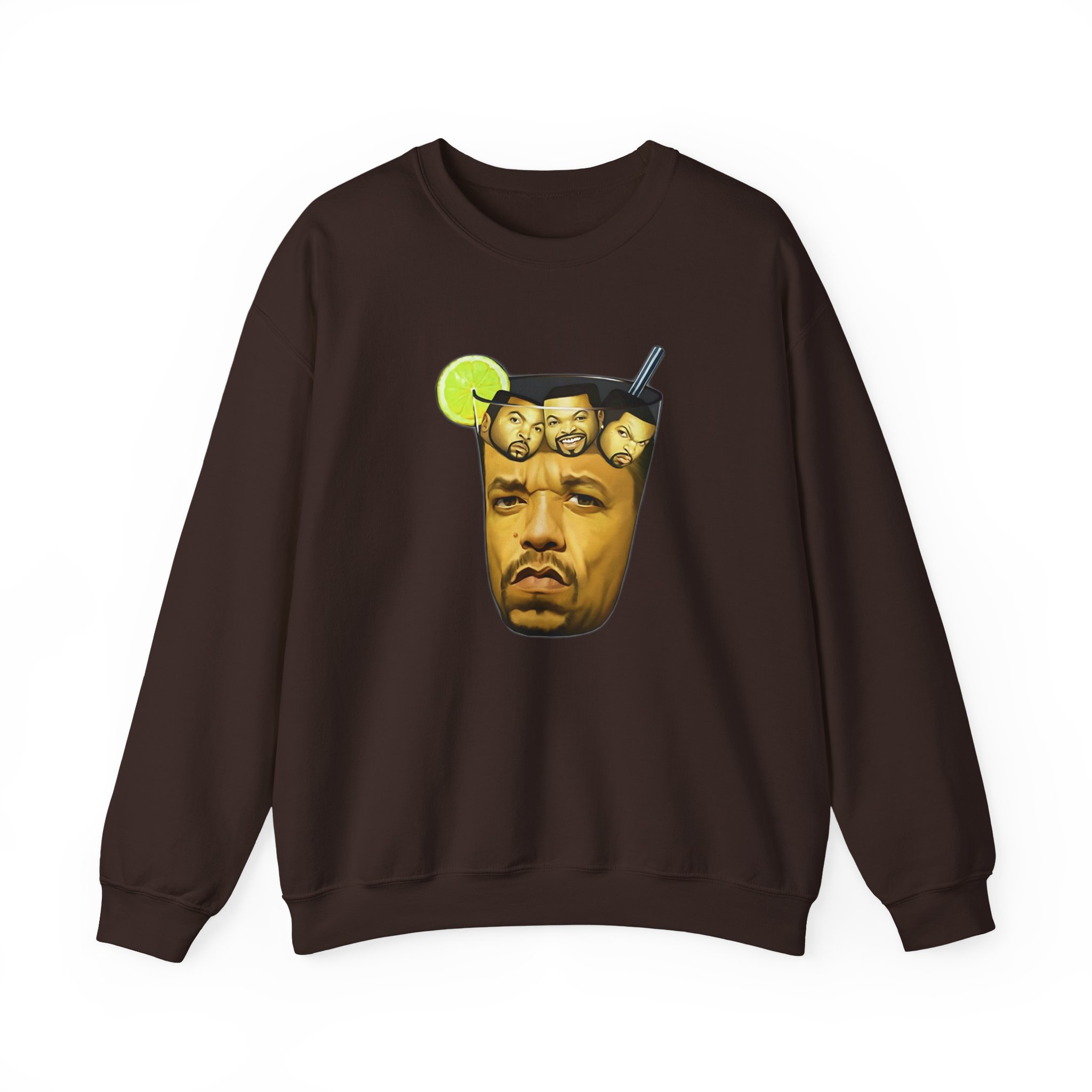 Ice Cube In Iced Tea Unisex Heavy Blend™ Crewneck Sweatshirt - Image 3