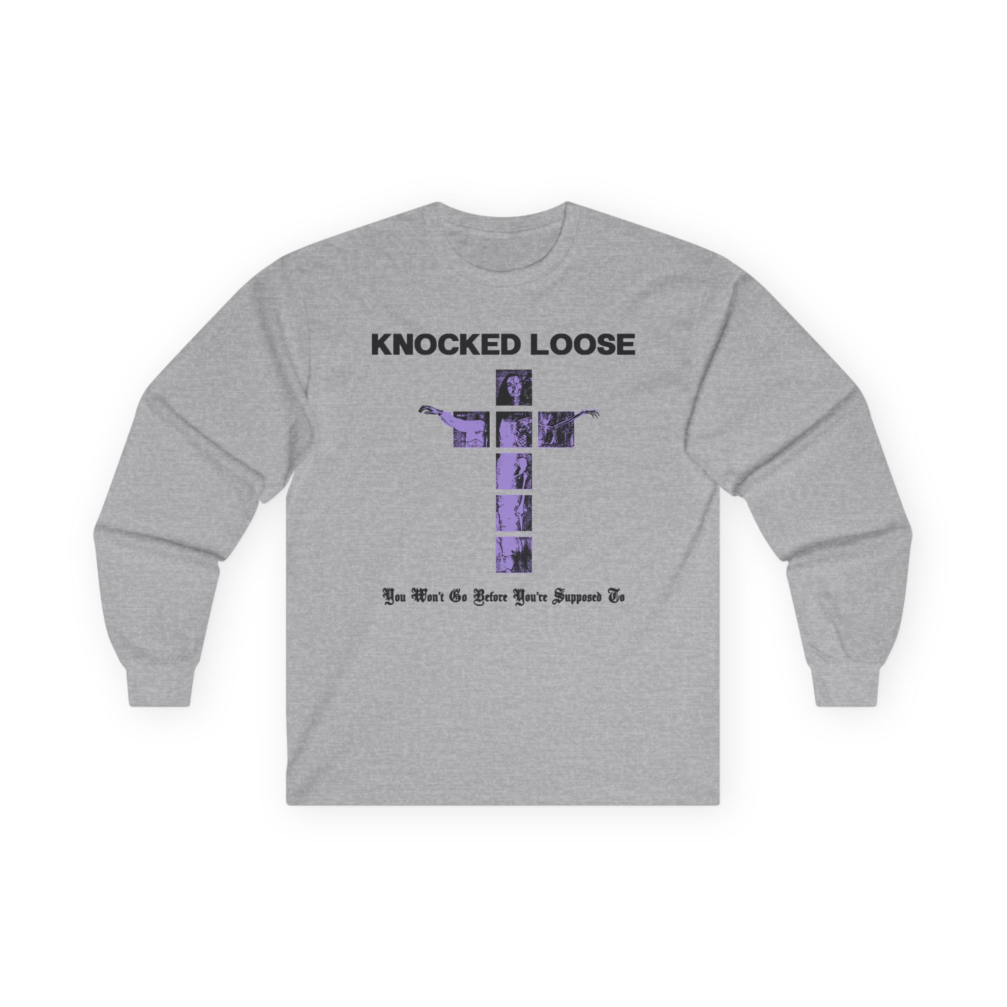 Knocked Loose Purple Cross Unisex Ultra Cotton Long Sleeve Tee - Image 5