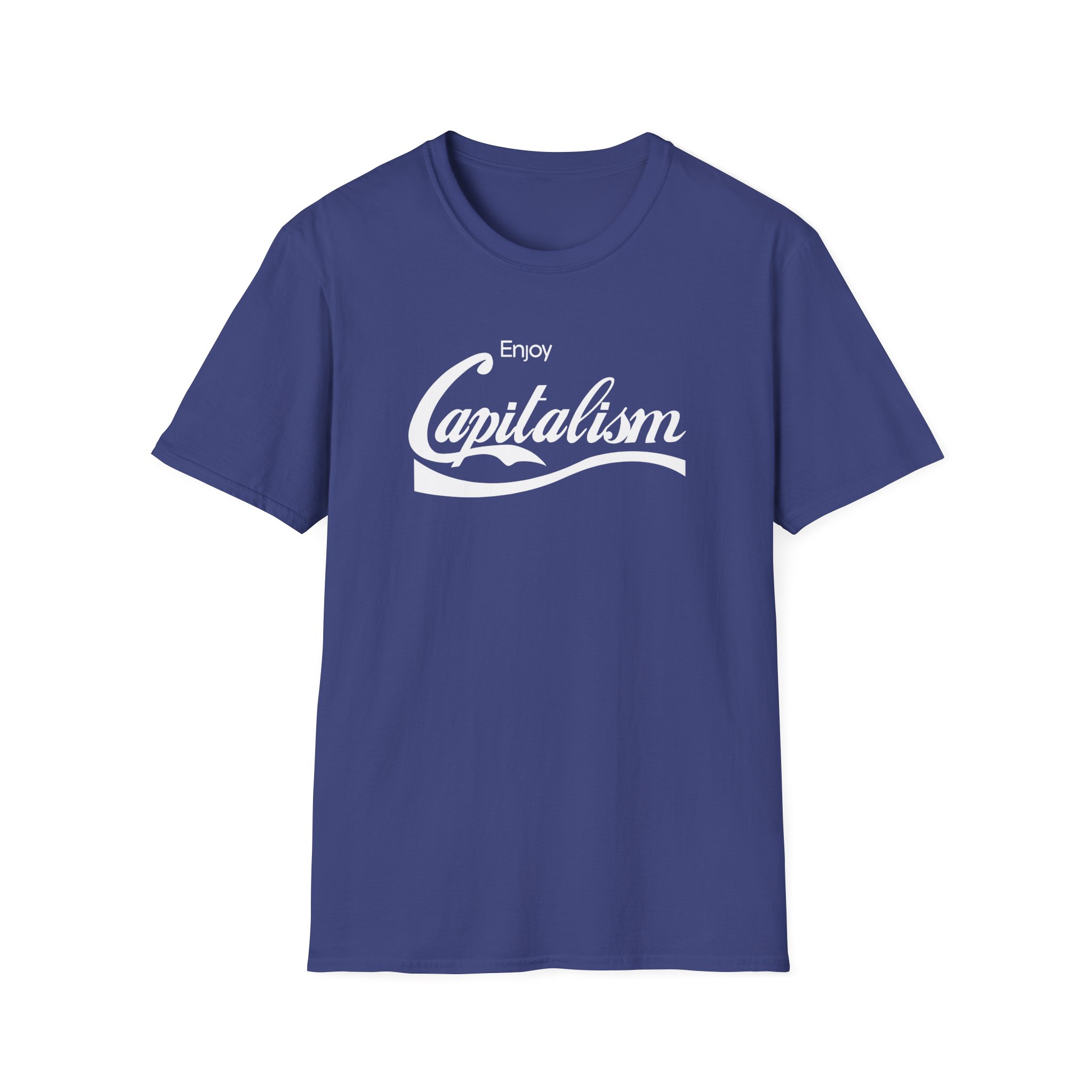 Valuetainment Enjoy Capitalism Unisex Softstyle T-Shirt - Image 17