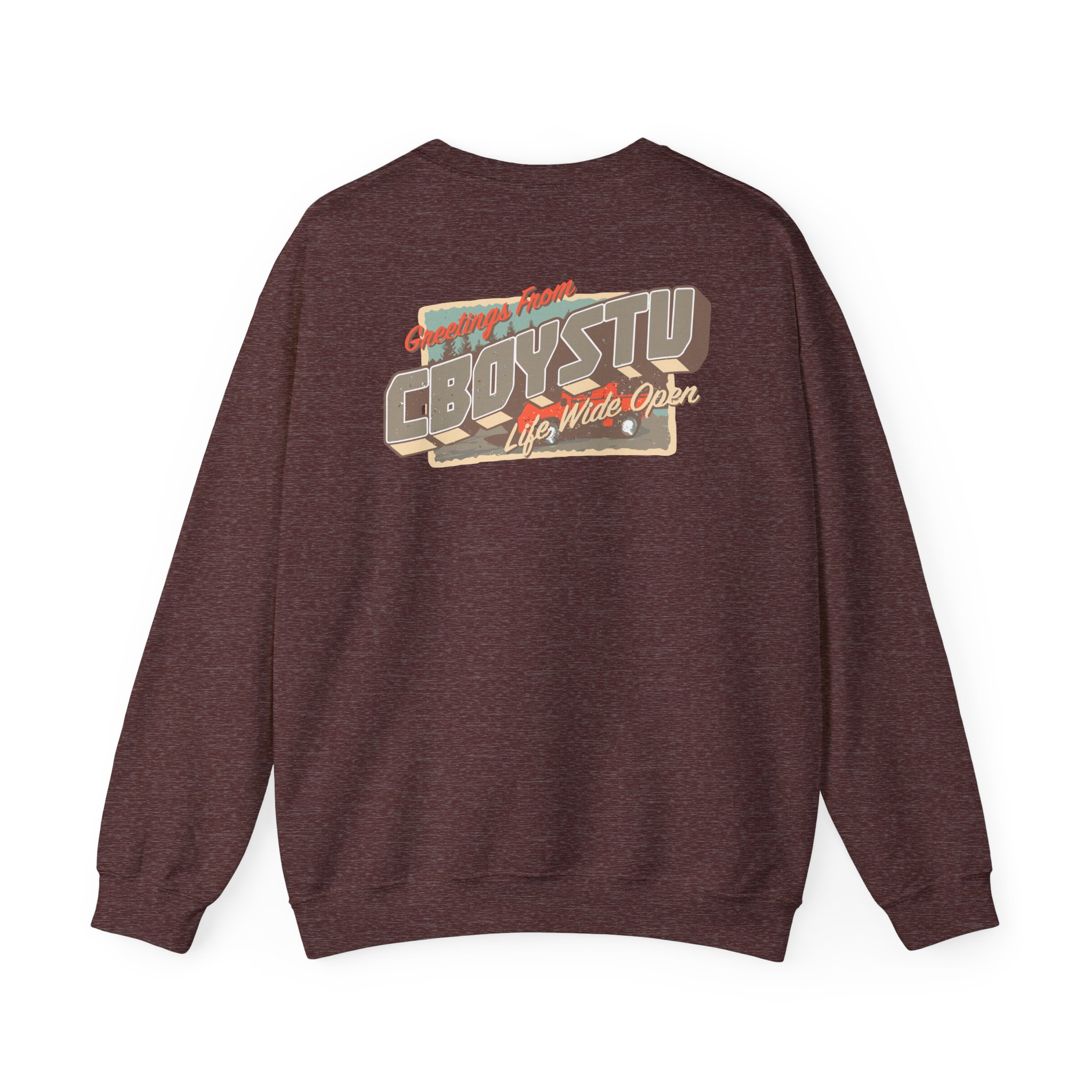 Cboystv Postcard Unisex Heavy Blend™ Crewneck Sweatshirt - Image 10