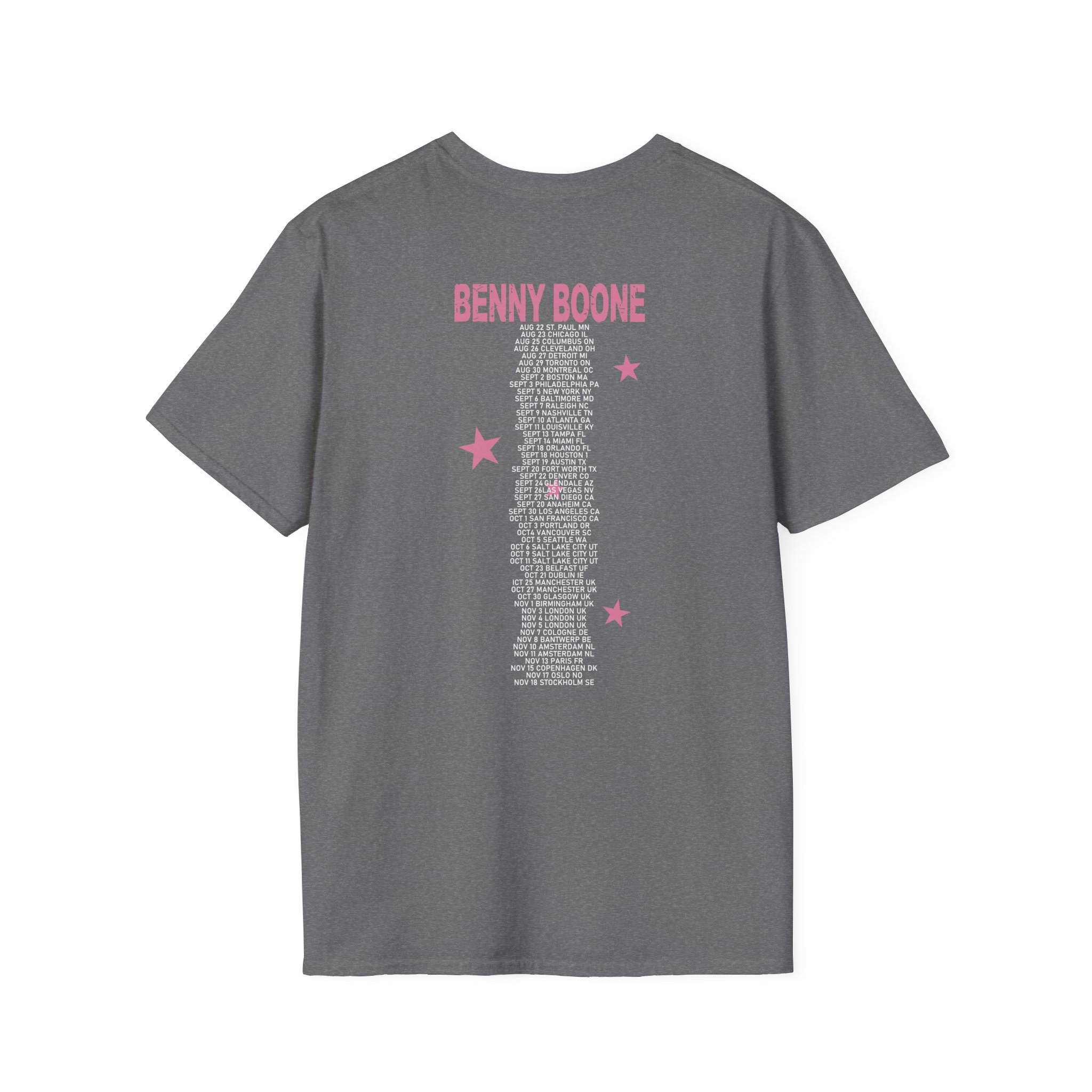 Benson Boone American Heart Unisex Softstyle T-Shirt - Image 6