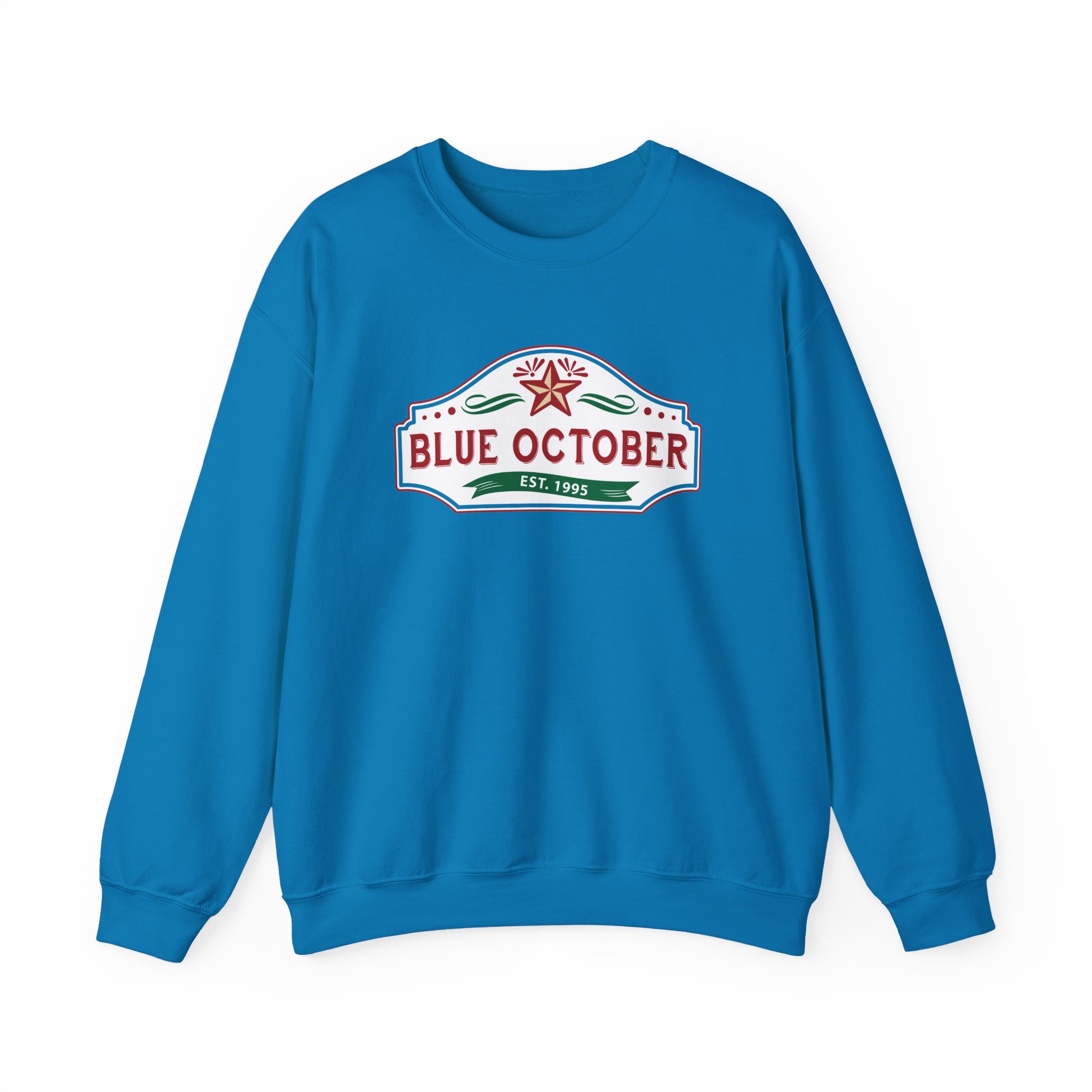 Blue October Est 1995 Unisex Heavy Blend™ Crewneck Sweatshirt - Image 11
