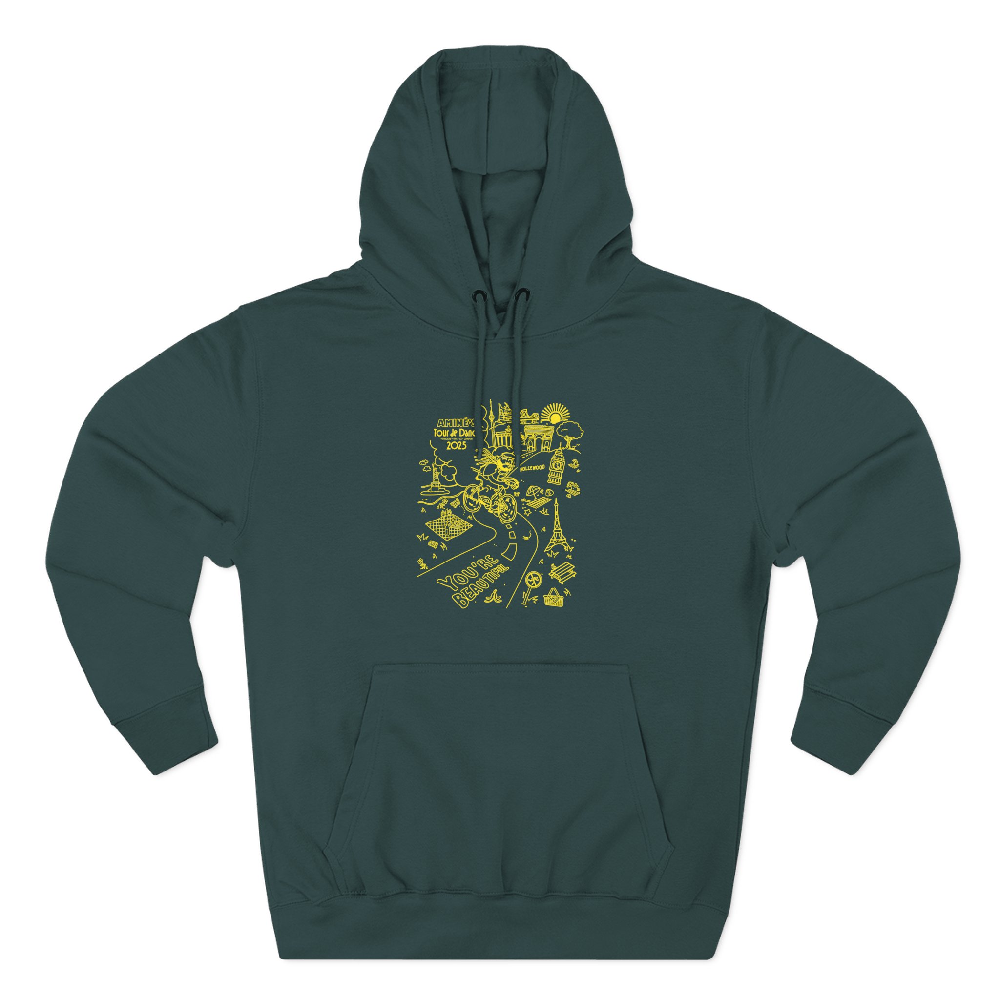 Aminé You're Beautiful Tour Three-Panel Fleece Hoodie - Image 5