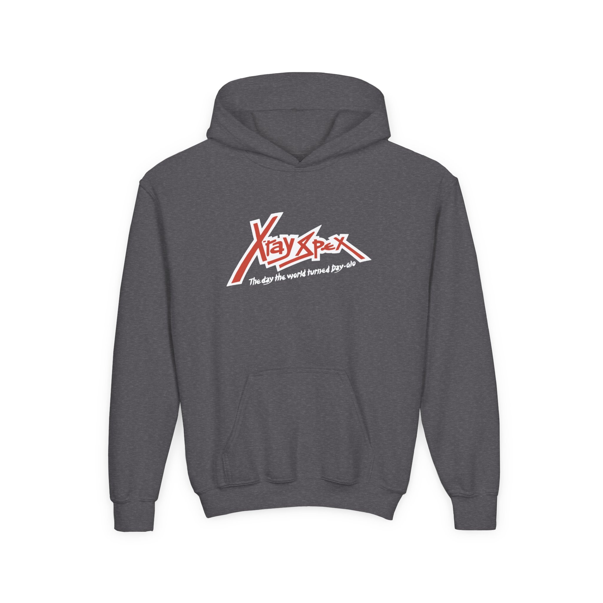 X-ray Spex Logo Youth Heavy Blend Hooded Sweatshirt - Image 7