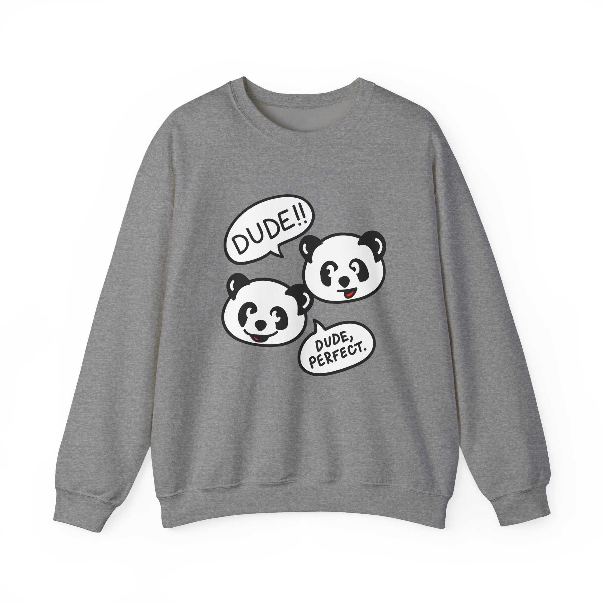 Dude Perfect Panda Comic Unisex Heavy Blend™ Crewneck Sweatshirt - Image 15